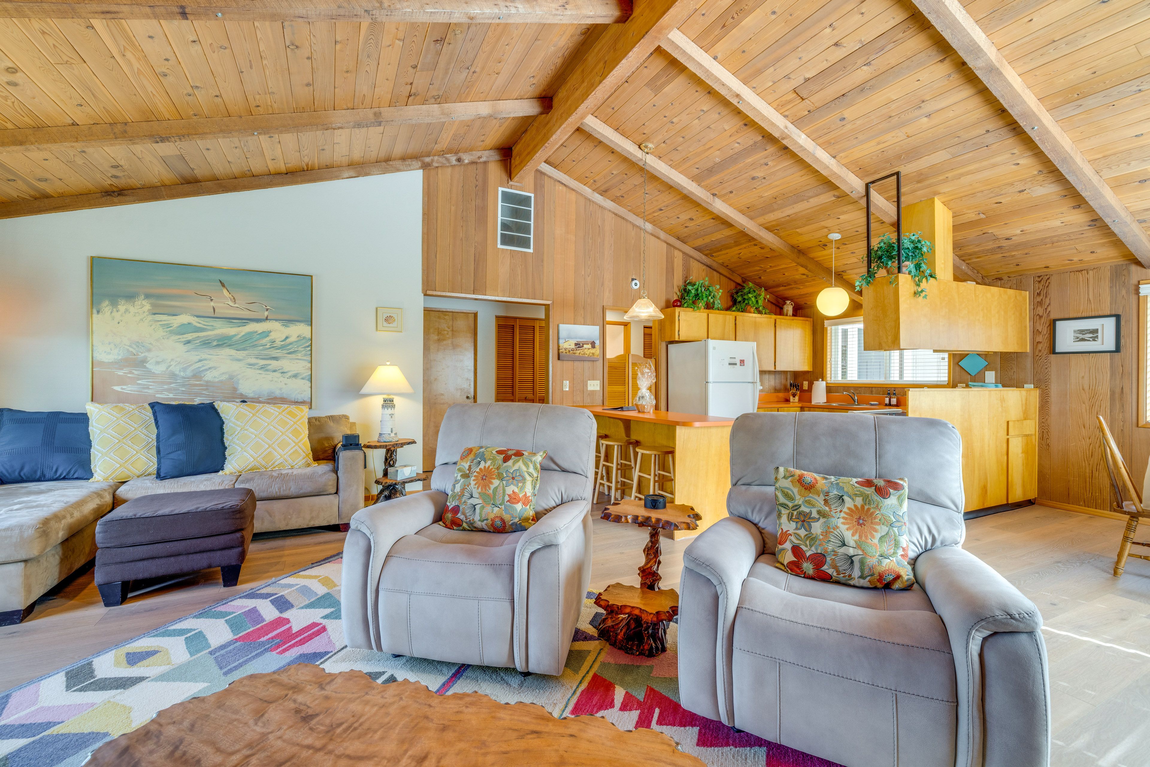 Neskowin Vacation Rental | 2BR | 2BA | 1,200 Sq Ft | 2 Steps to Access