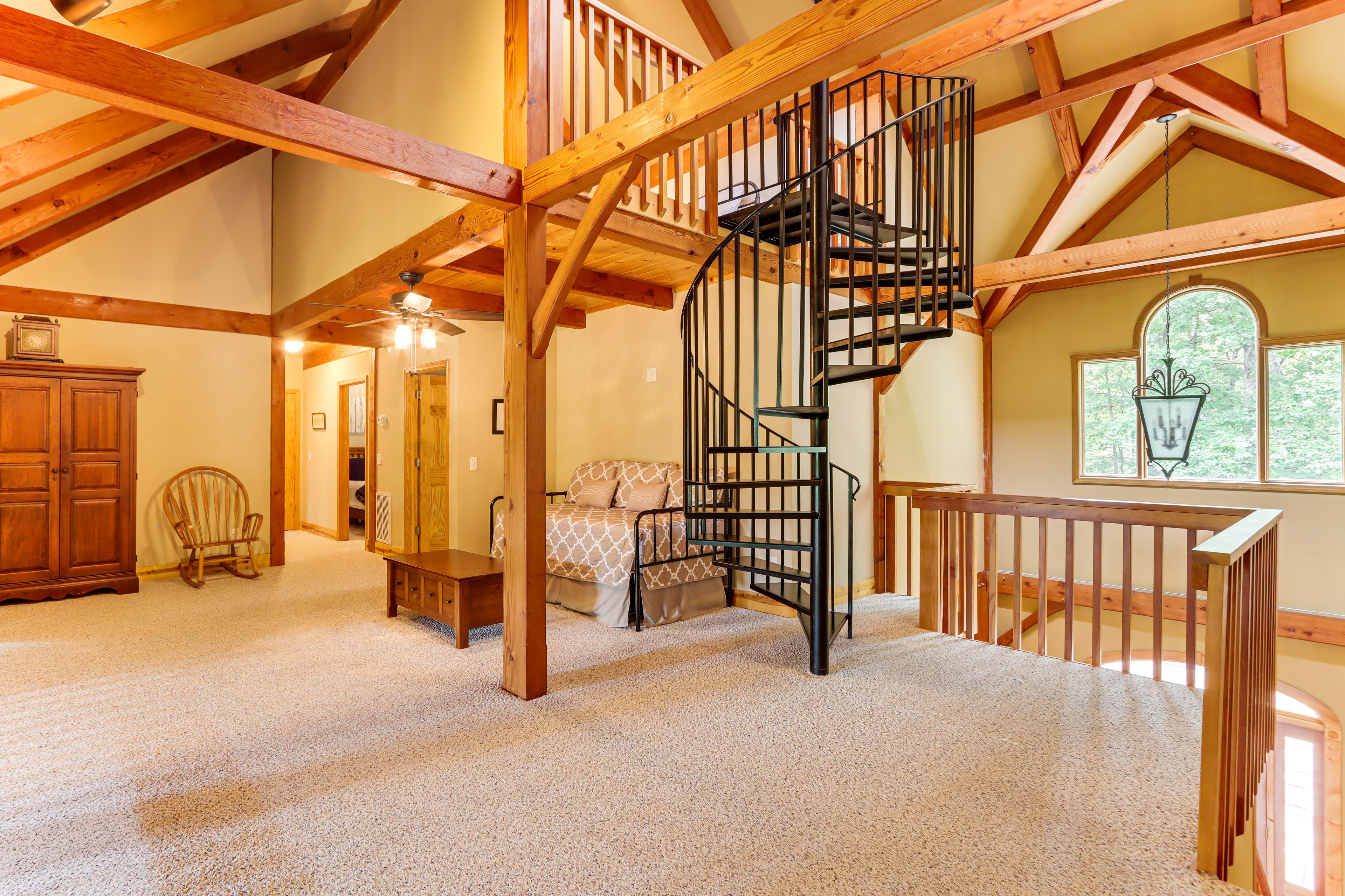 Loft | 2nd Level | Twin Daybed | Stairs to Access 3rd-Level Loft