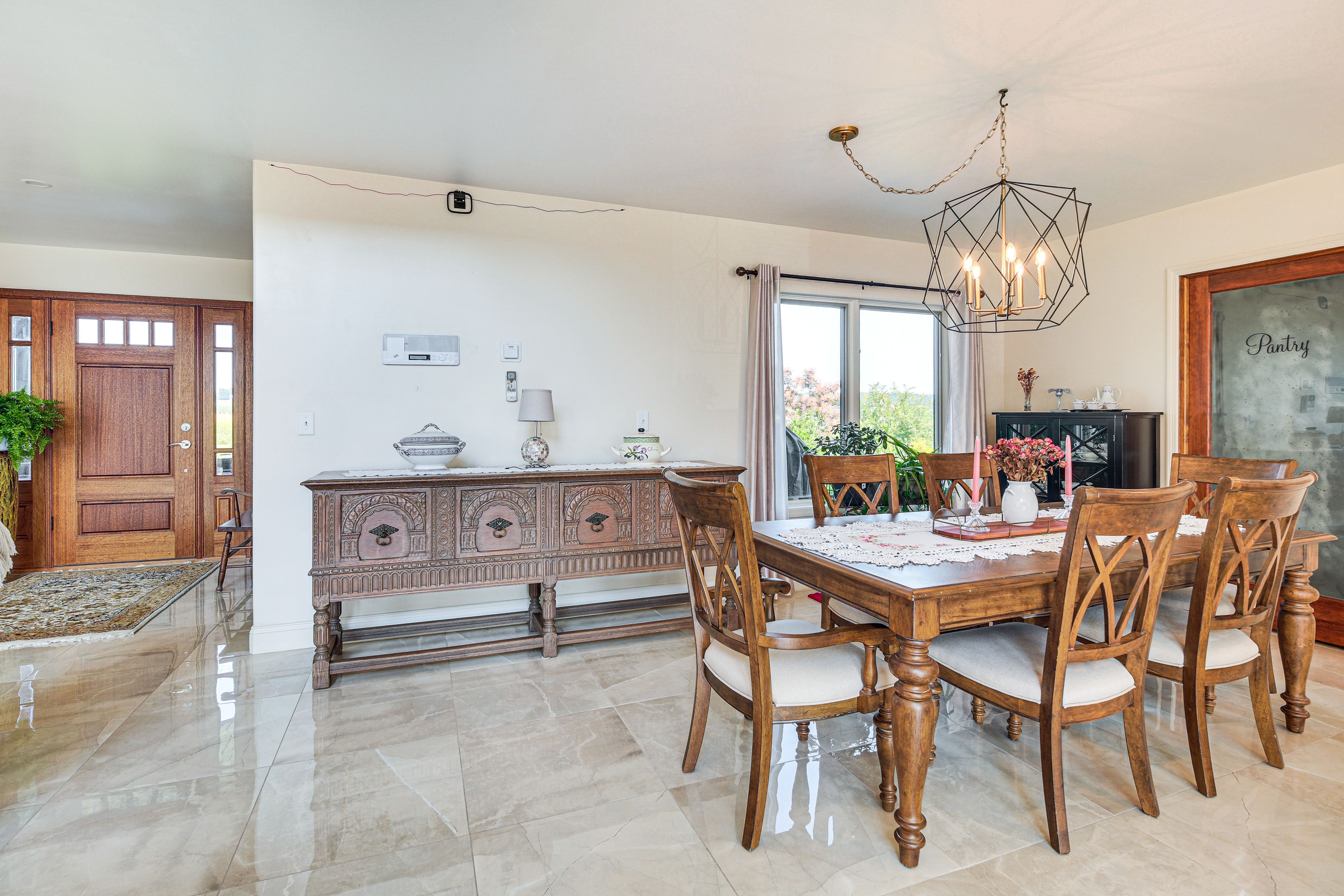 Dining Area | Dishware & Flatware Provided | 1st Floor