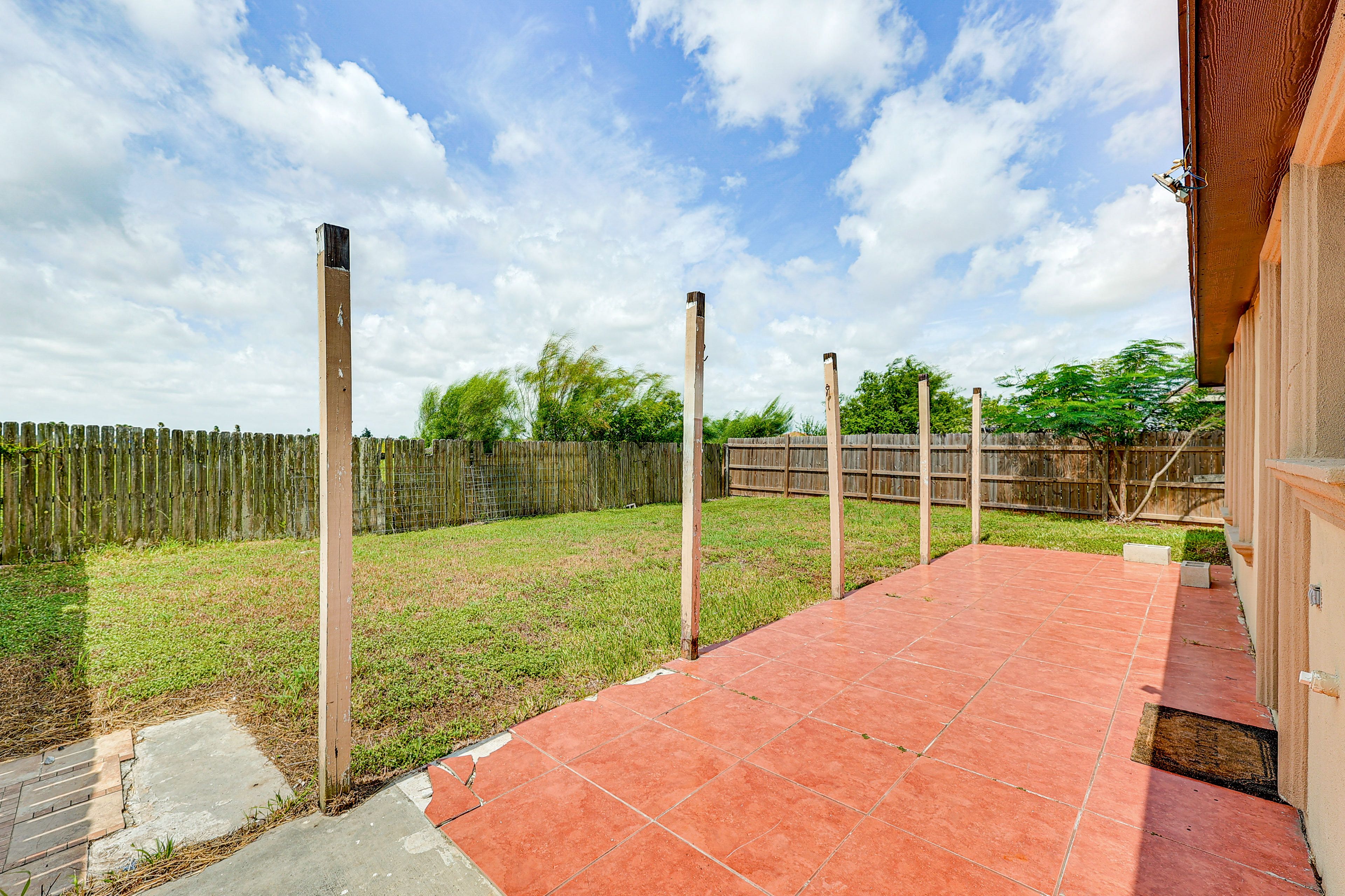Fenced Yard