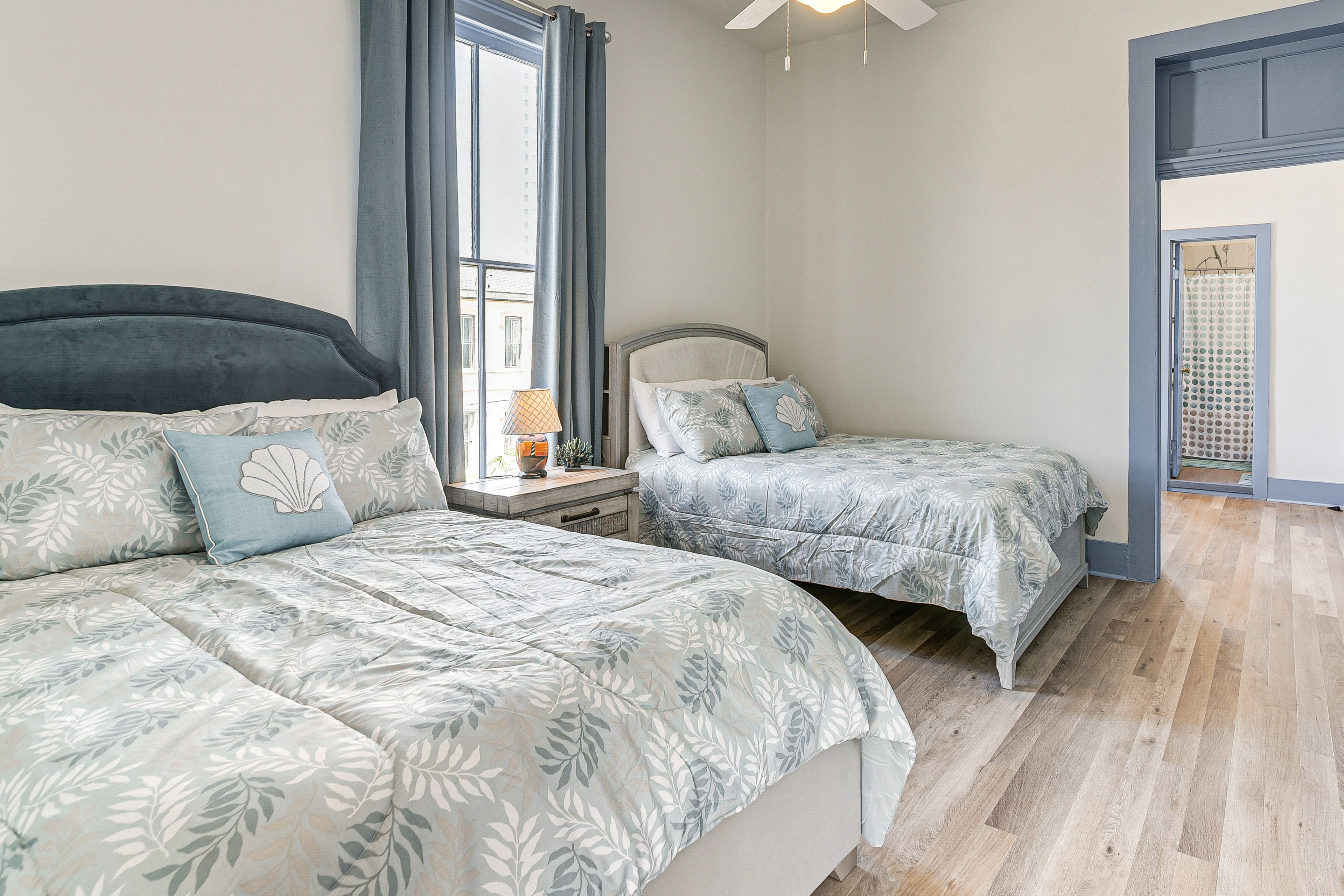 Bedroom 2 | 2 Queen Beds | Twin Bunk Bed | Walk-In Closet