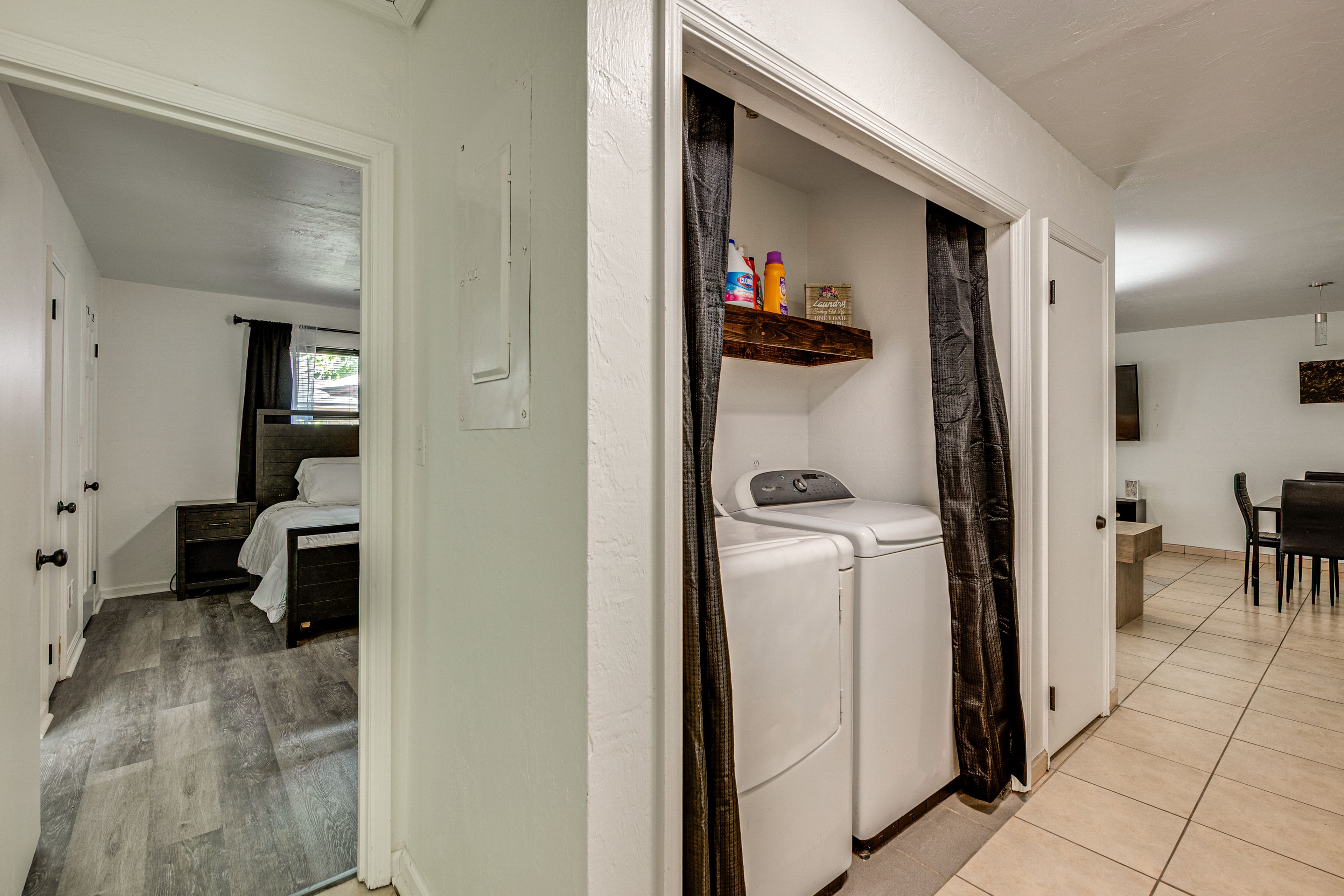 Laundry Closet | Washer/Dryer | Iron/Board