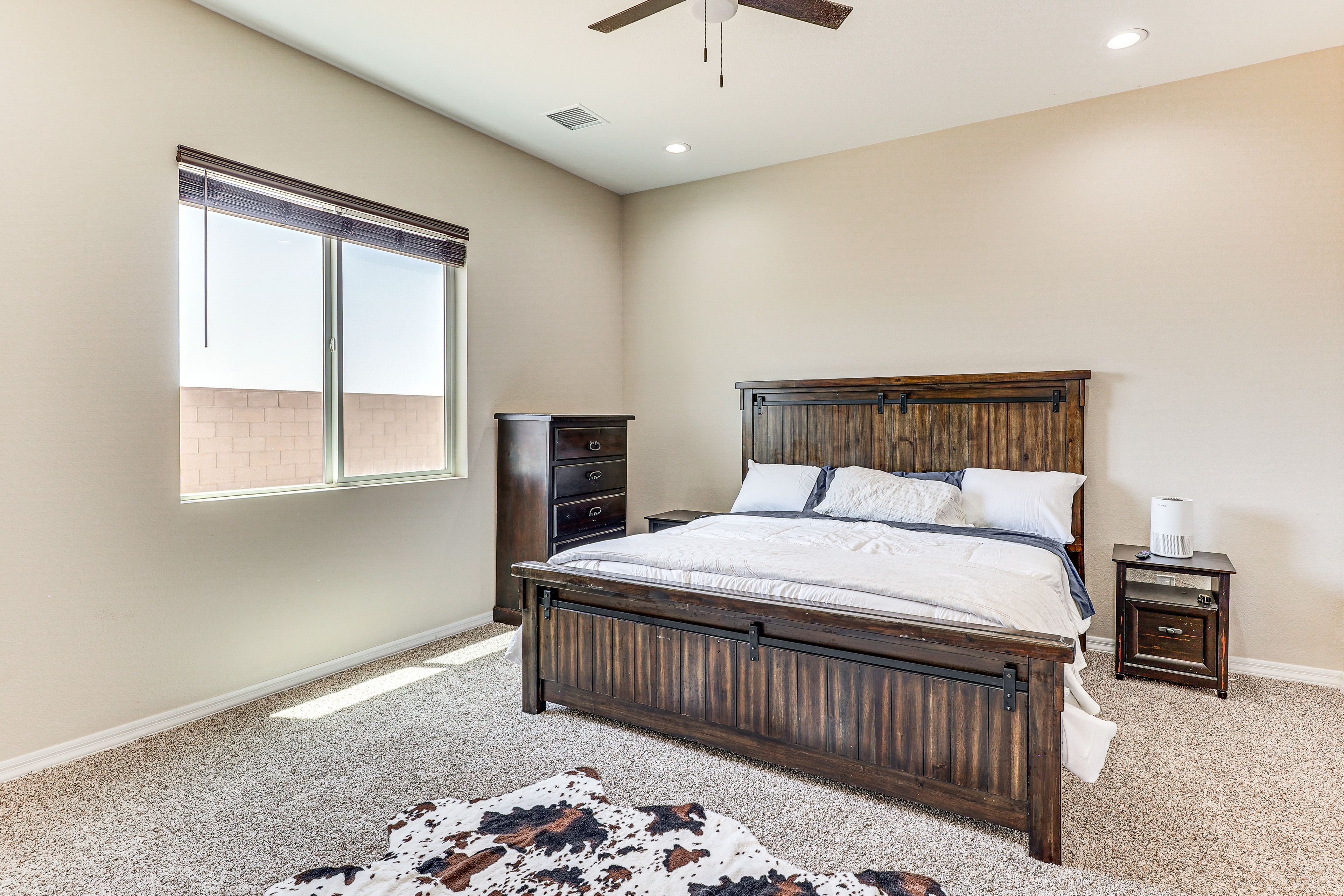 Bedroom 1 | King Bed | Linens Provided | Smart TV