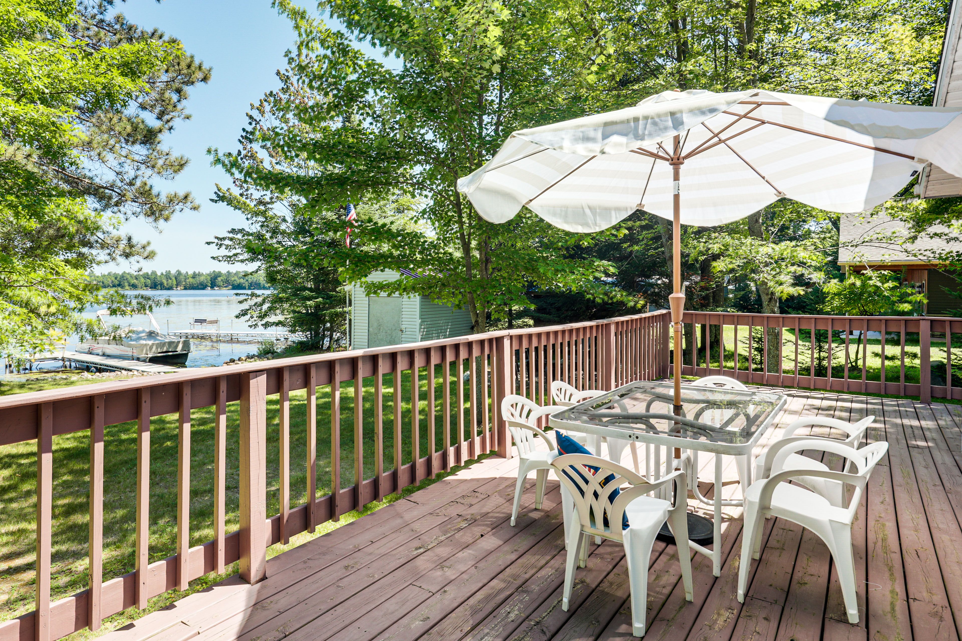 Phillips Vacation Rental | 3BR | 2BA | 1,100 Sq Ft | Stairs to Enter