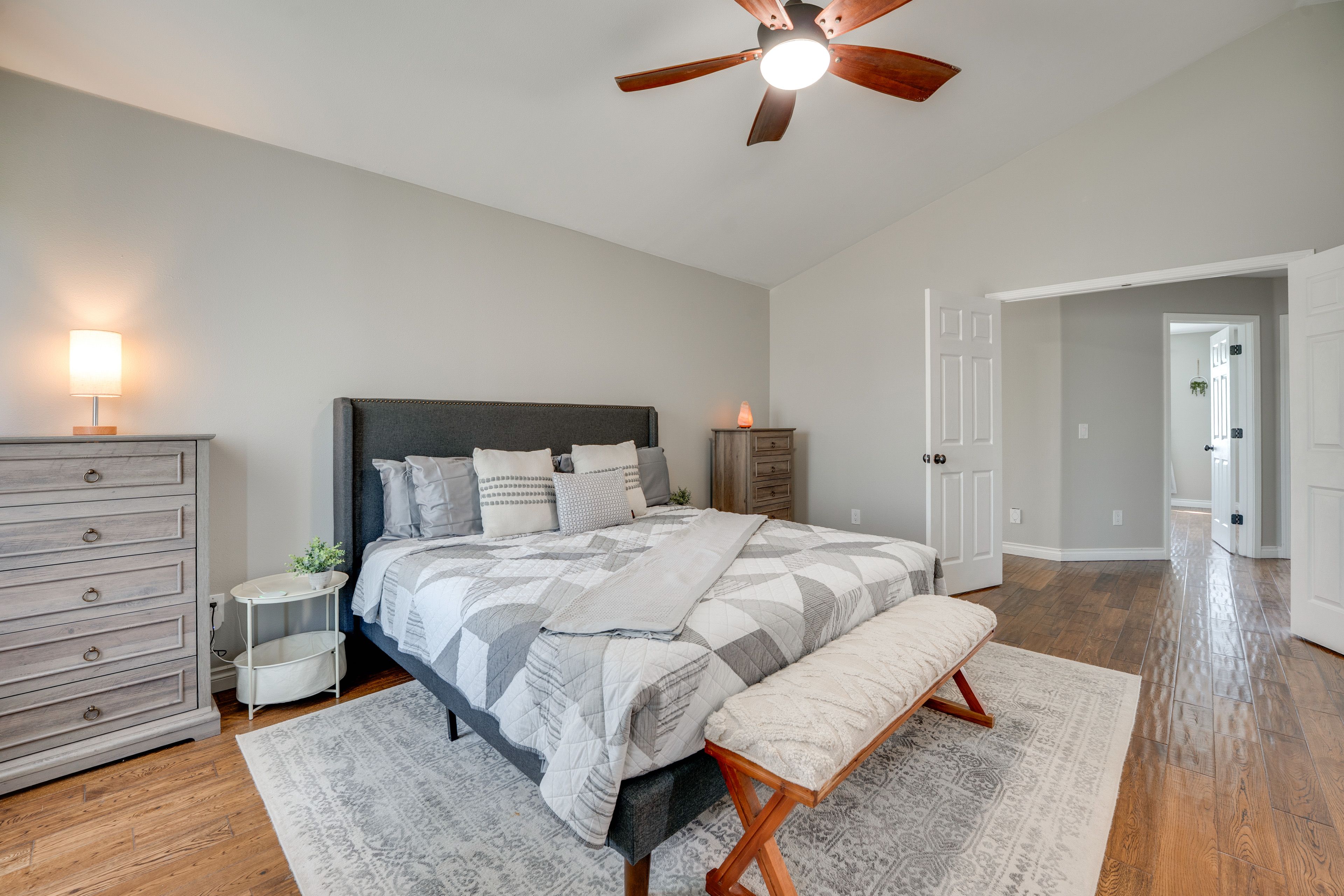 Bedroom 1 | 2nd Floor | King Bed | Smart TV | Linens Provided