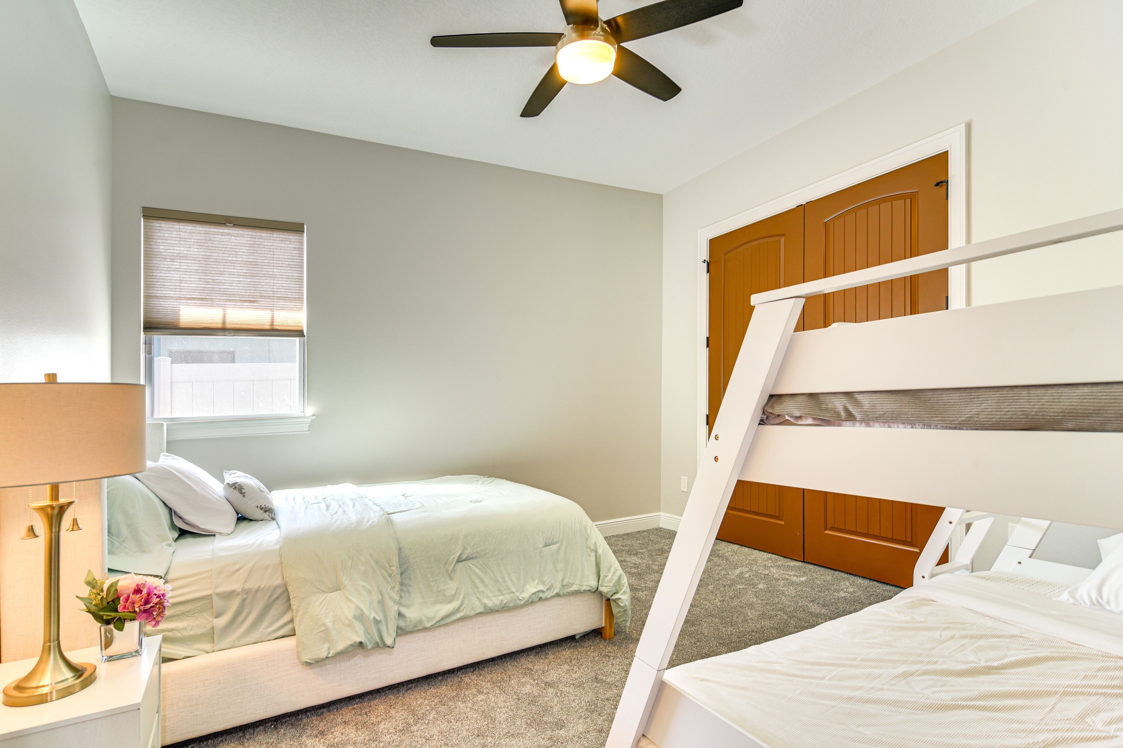 Bedroom 3 | Queen Bed | Twin/Full Bunk Bed