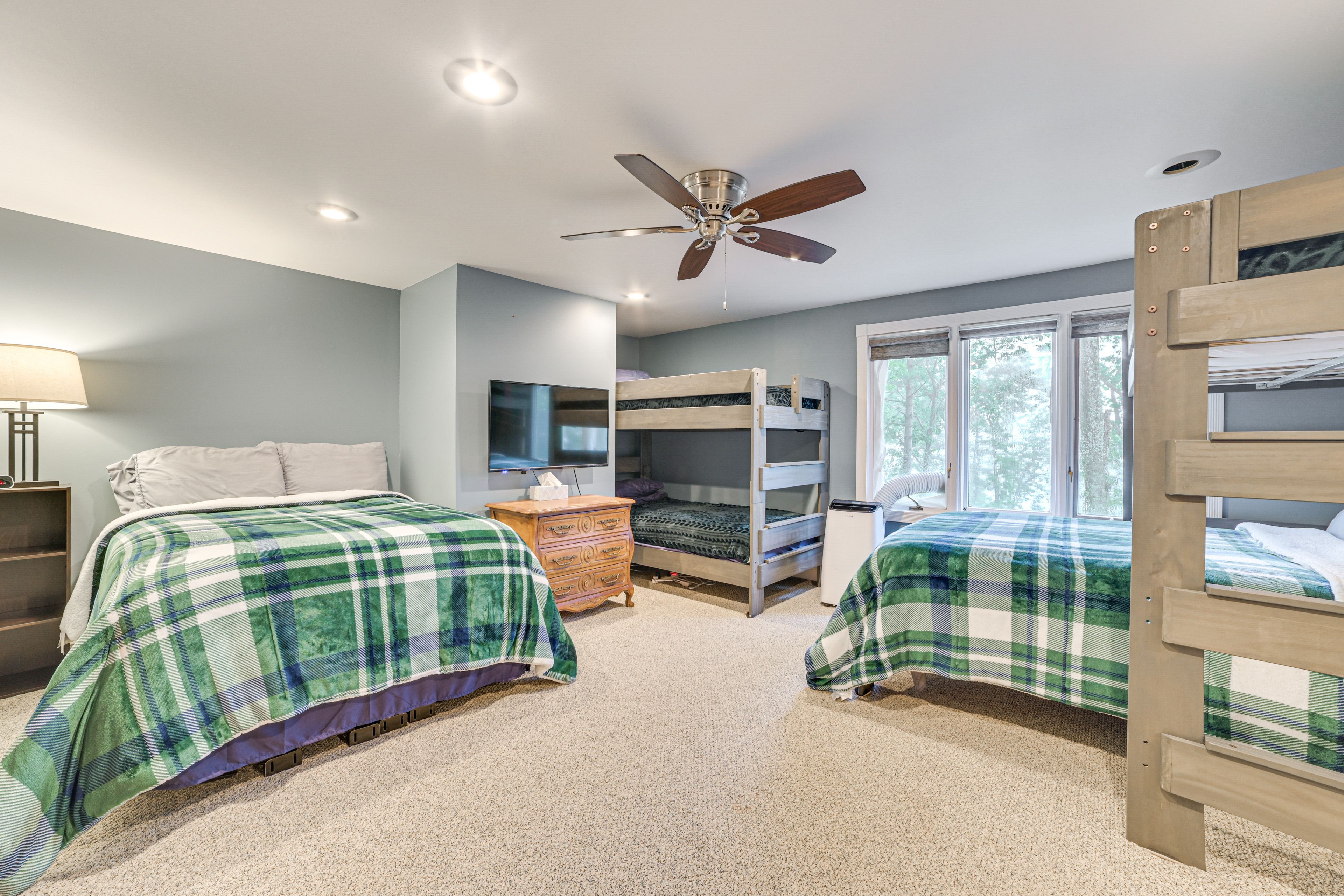 Bedroom 3 | 2 Full Beds | Twin Bunk Bed | Lofted Twin Bed | 2nd Floor