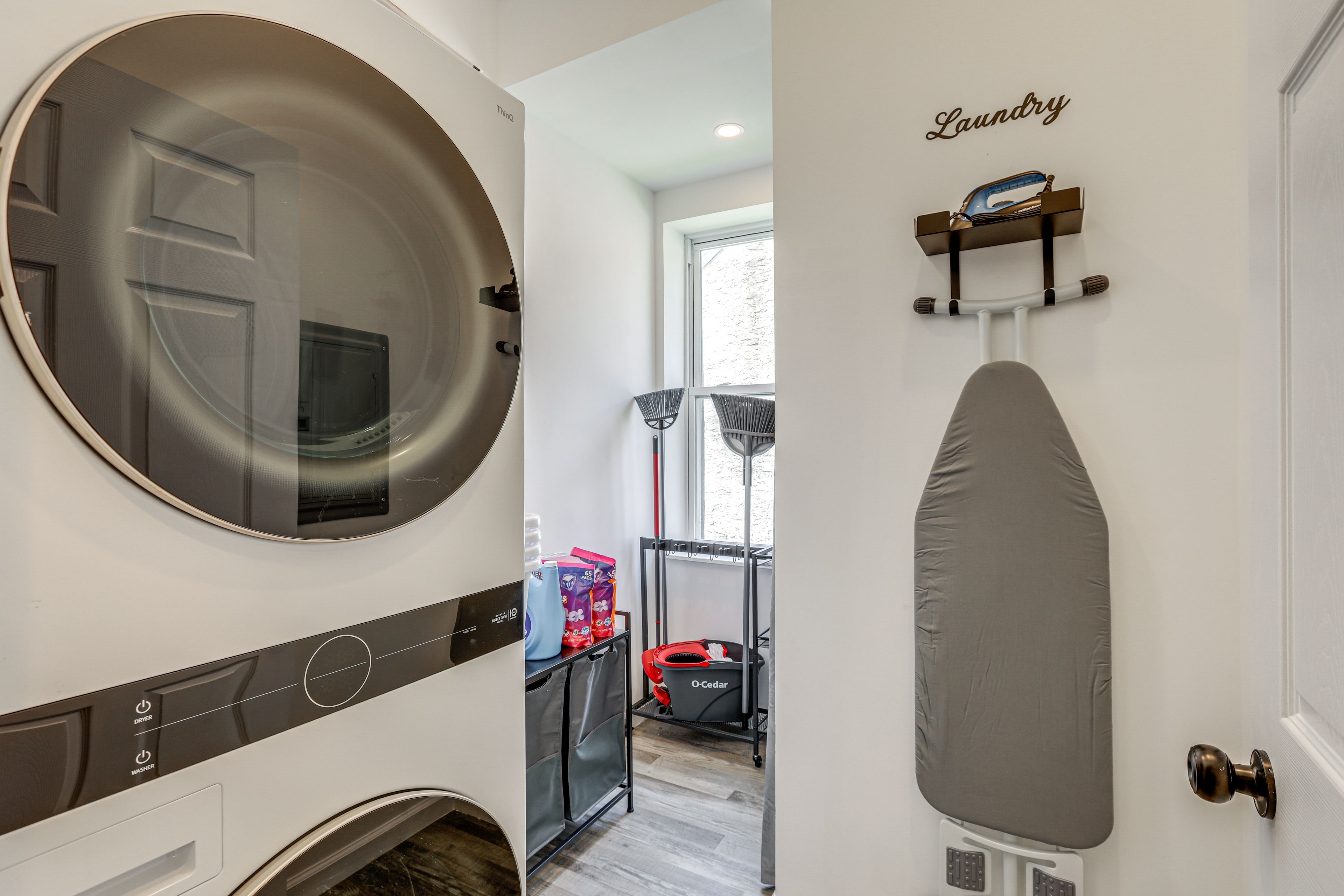 Laundry Room | 1st Floor | Detergent Provided | Iron/Board