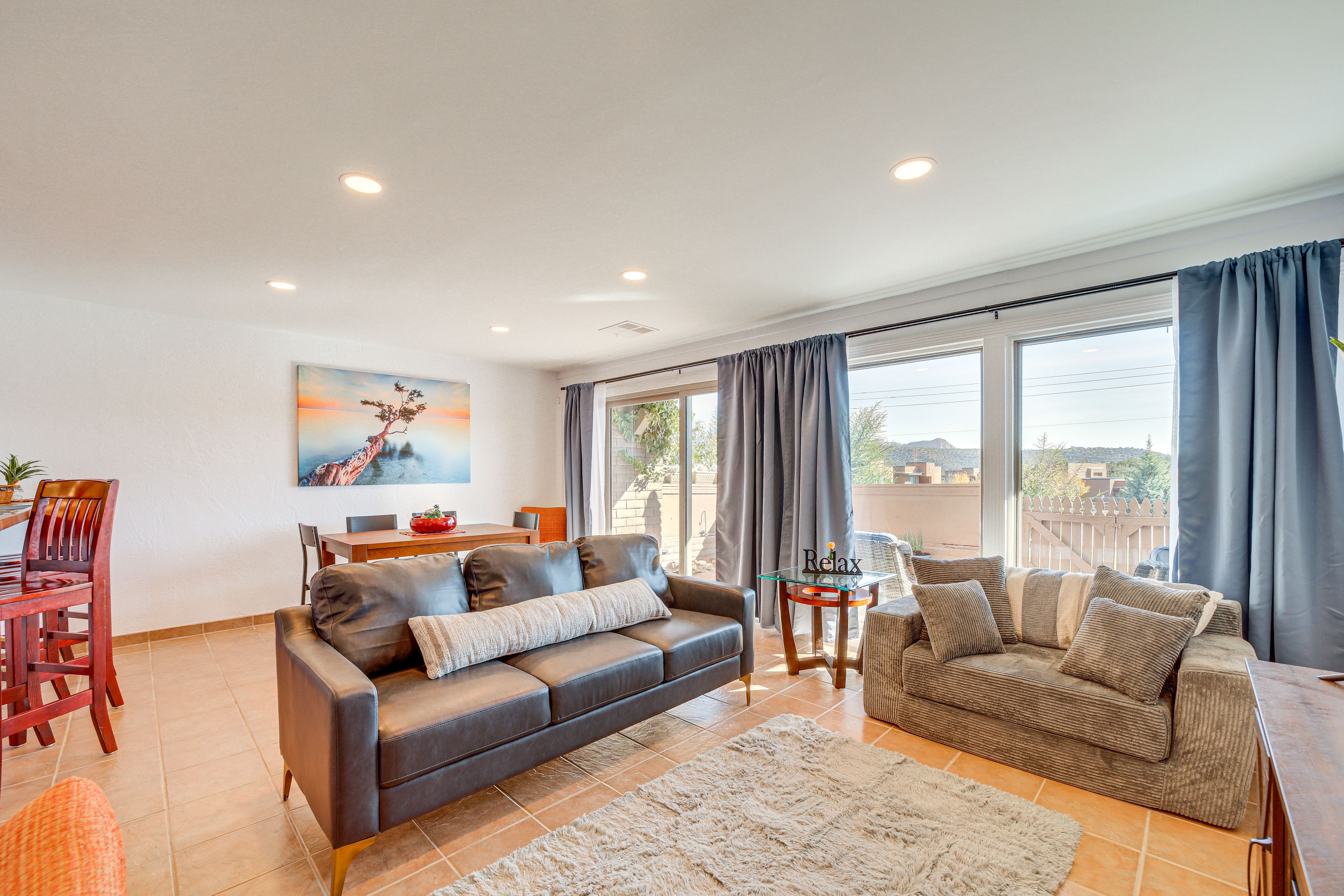 Sedona Vacation Rental | 2BR | 2BA | 1,160 Sq Ft | Steps to Enter