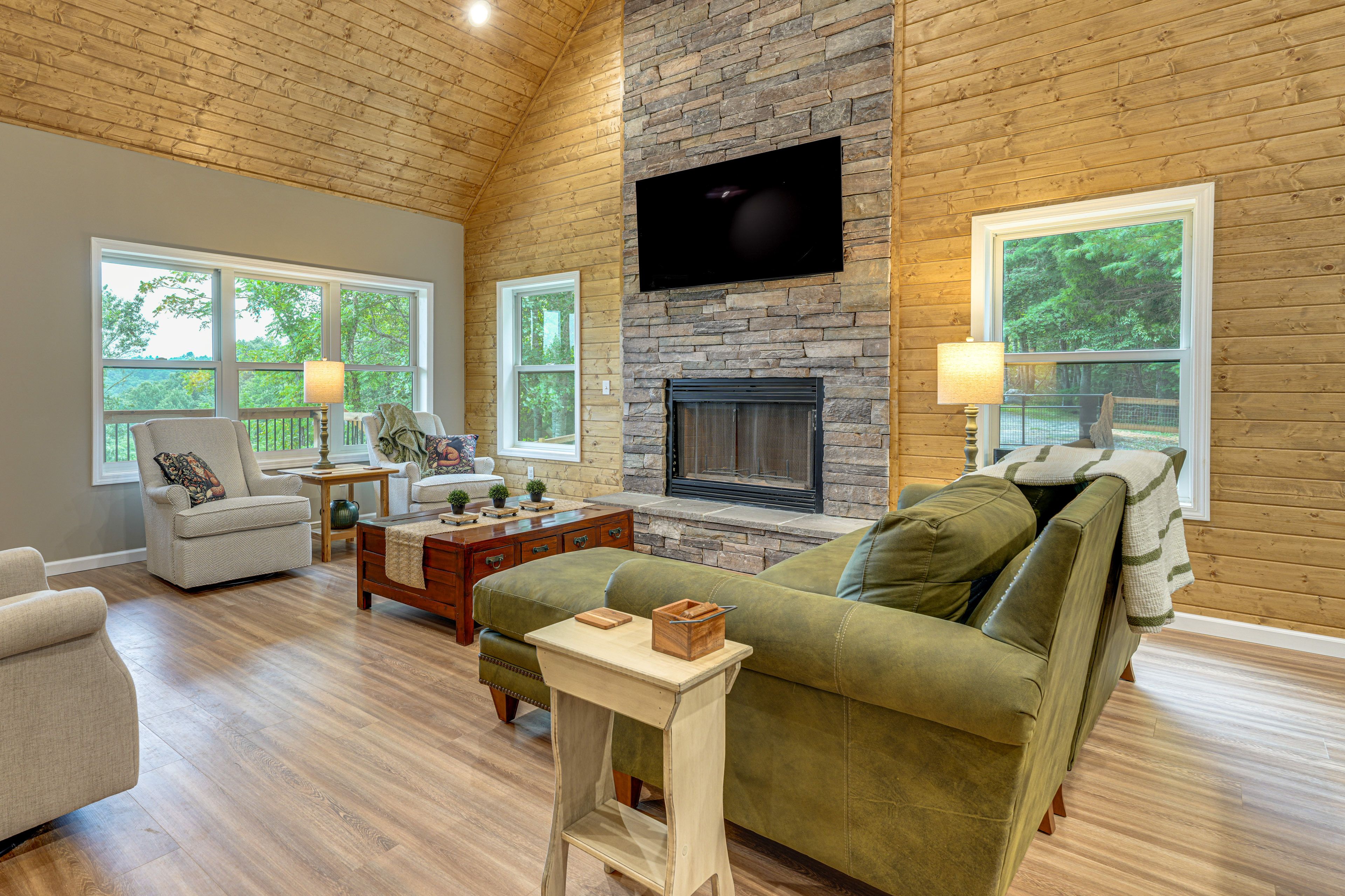 Living Room | Gas Fireplace | Main Level