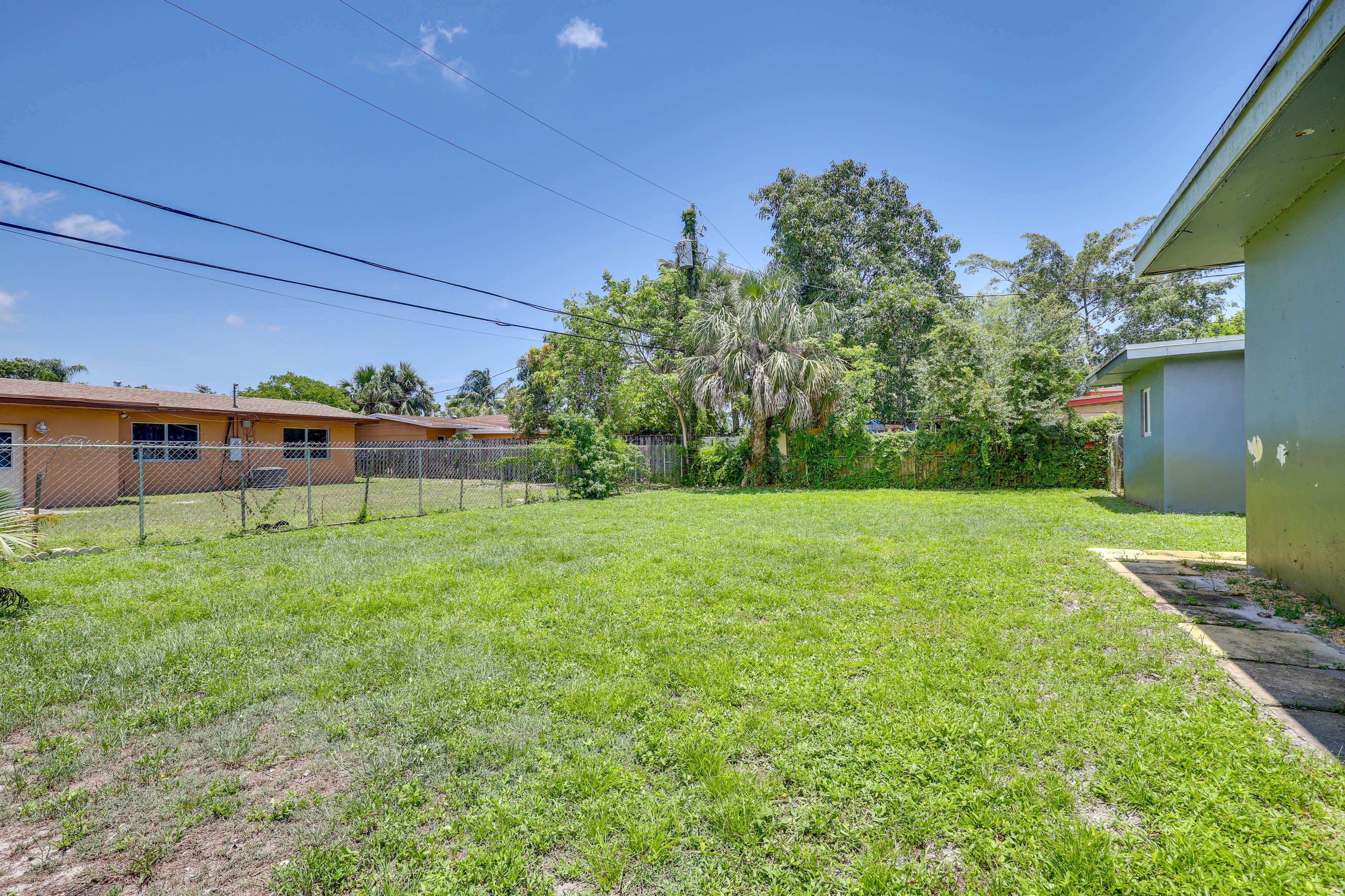 Fenced Backyard