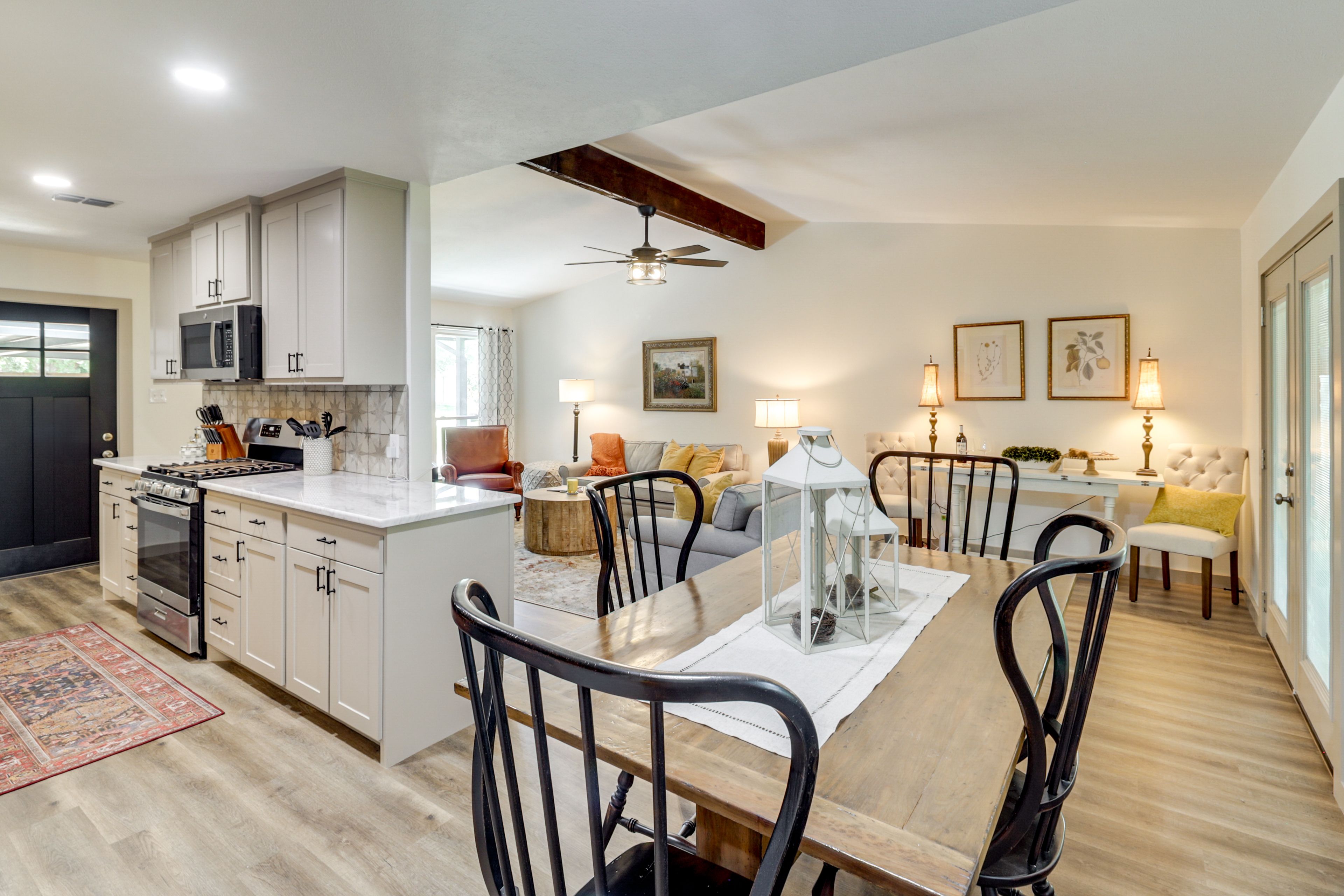 Property Interior | Single-Story Home | Free WiFi | Central A/C & Heating
