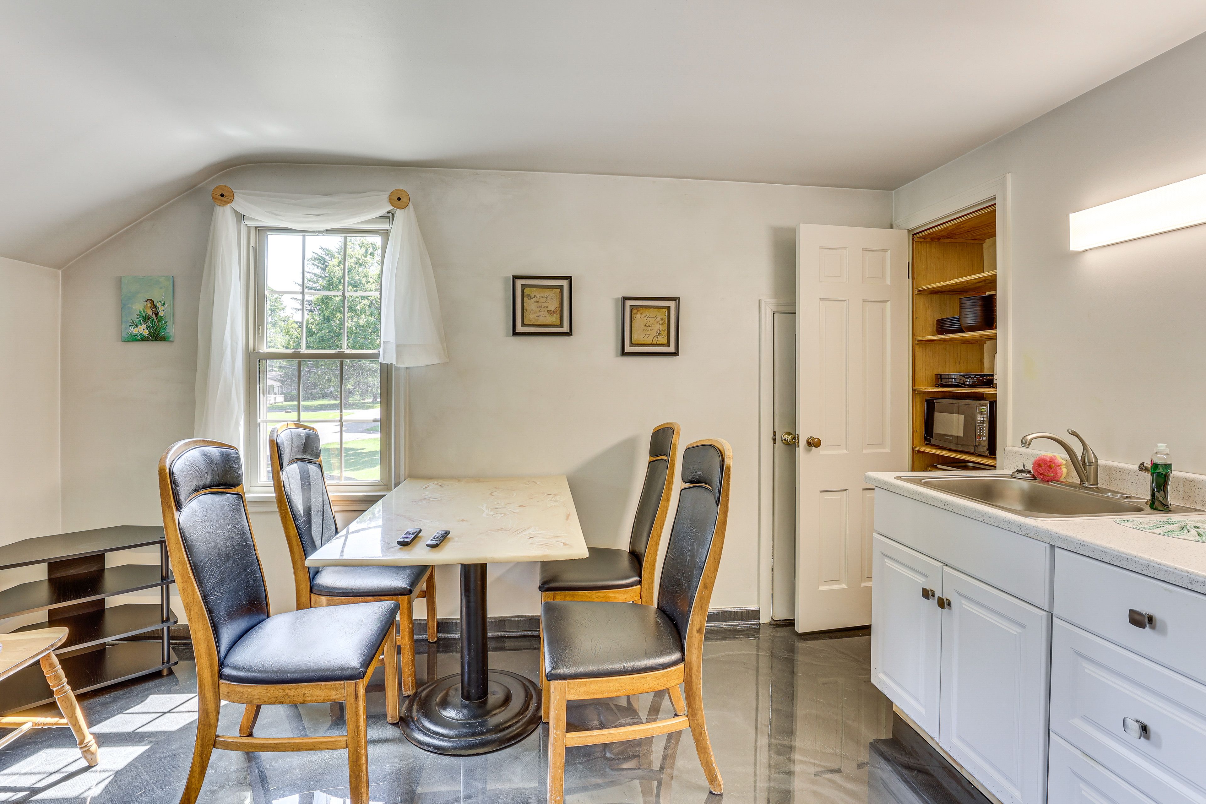 Dining Table | Kitchenette | Microwave | Drip Coffee Maker | Toaster Oven