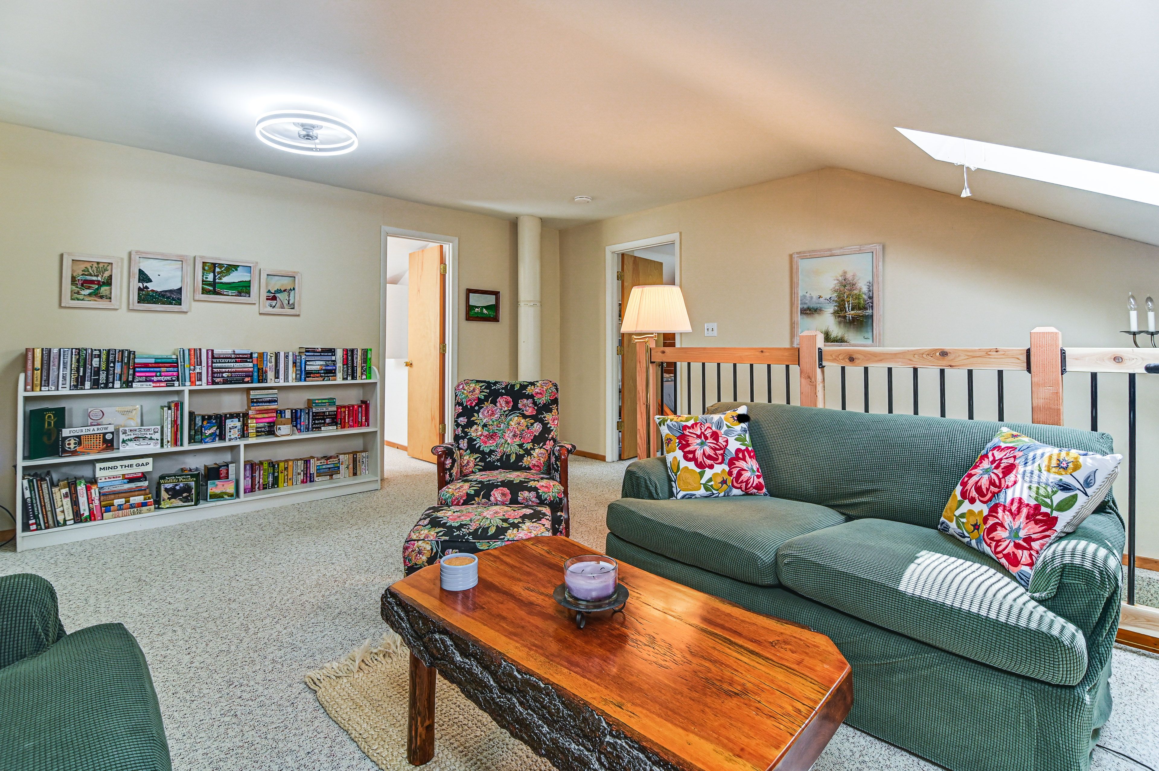 Family Room | Smart TV | Exercise Bike | Books | Board Games