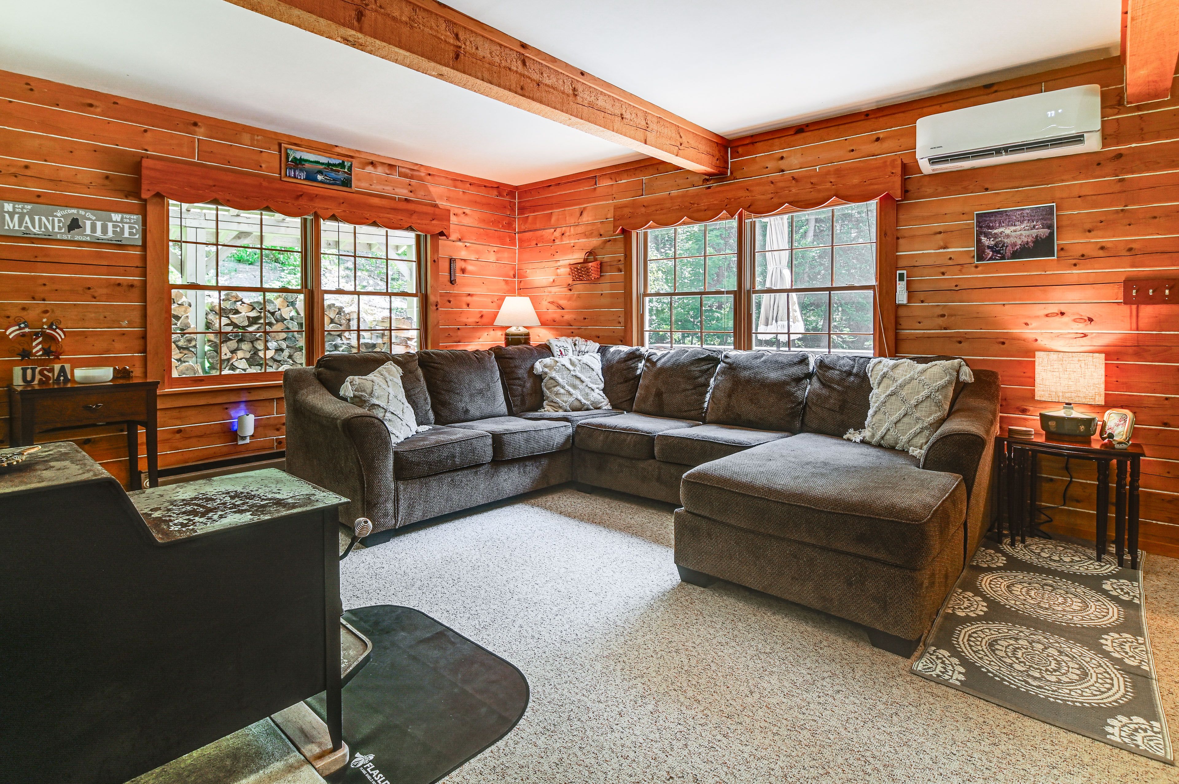Living Room | Wood-Burning Stove | 1st Floor