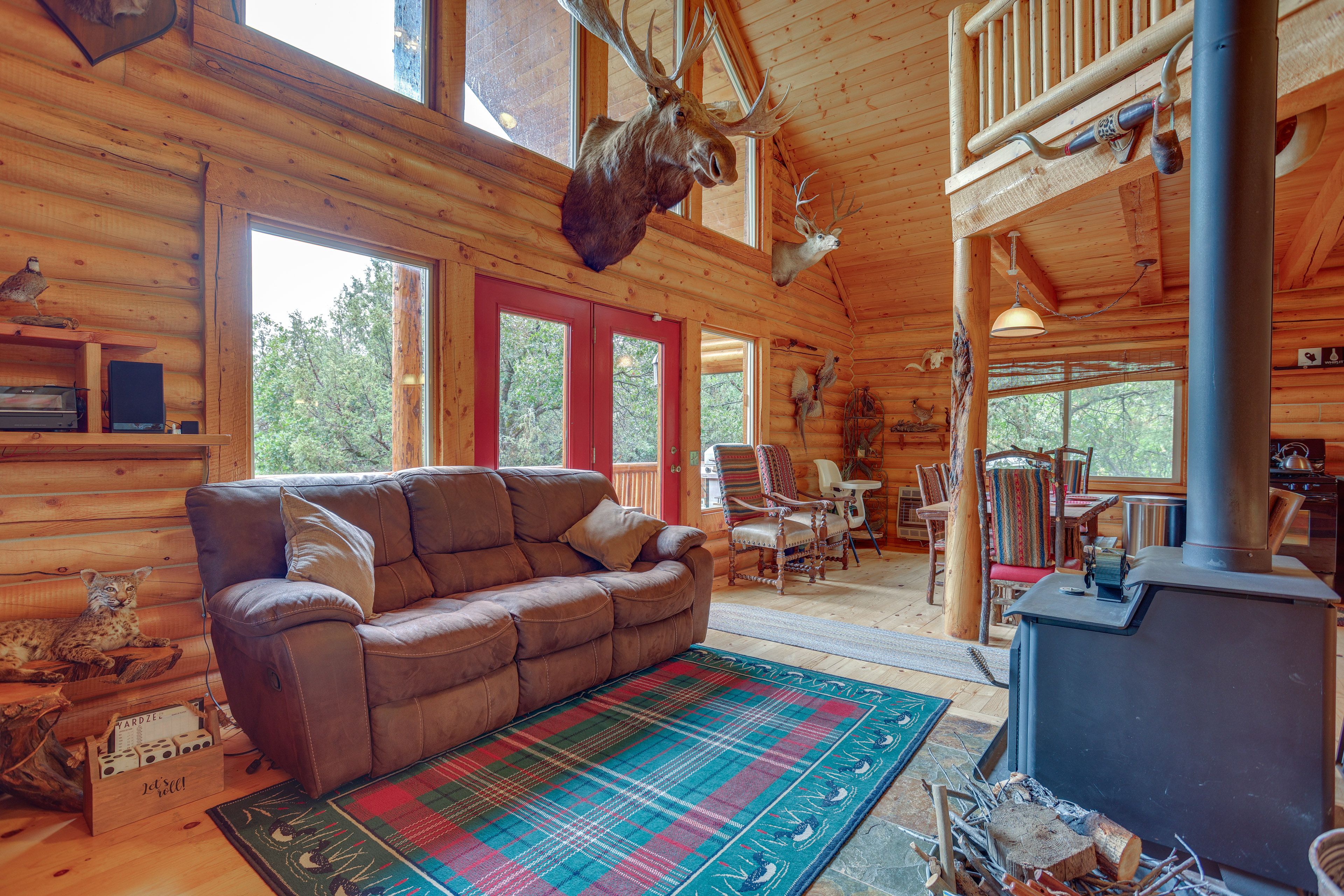 Living Room | 1st Floor | Wood-Burning Stove | Central Heat | Free WiFi