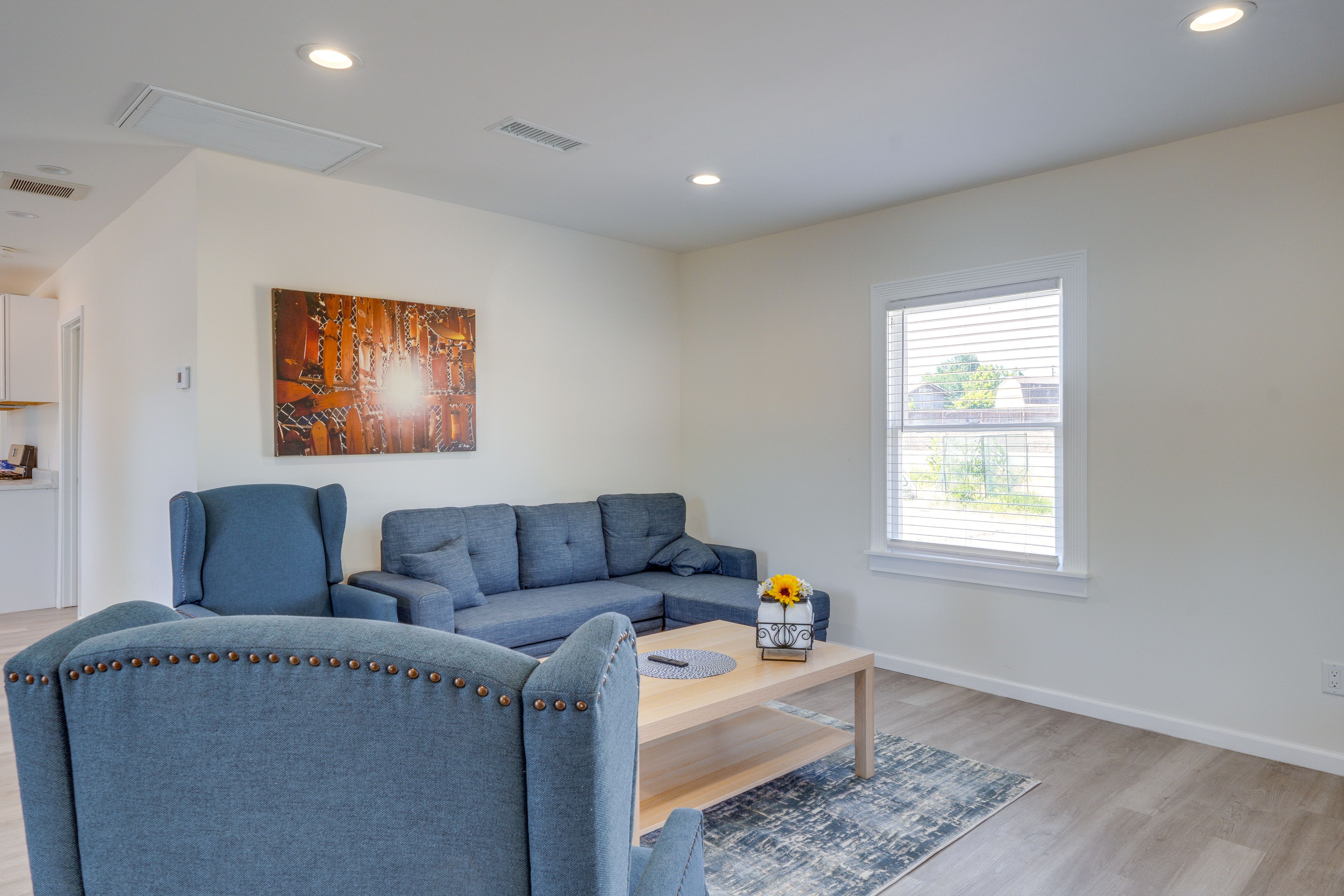 Living Area | Full Sleeper Sofa | Smart TV