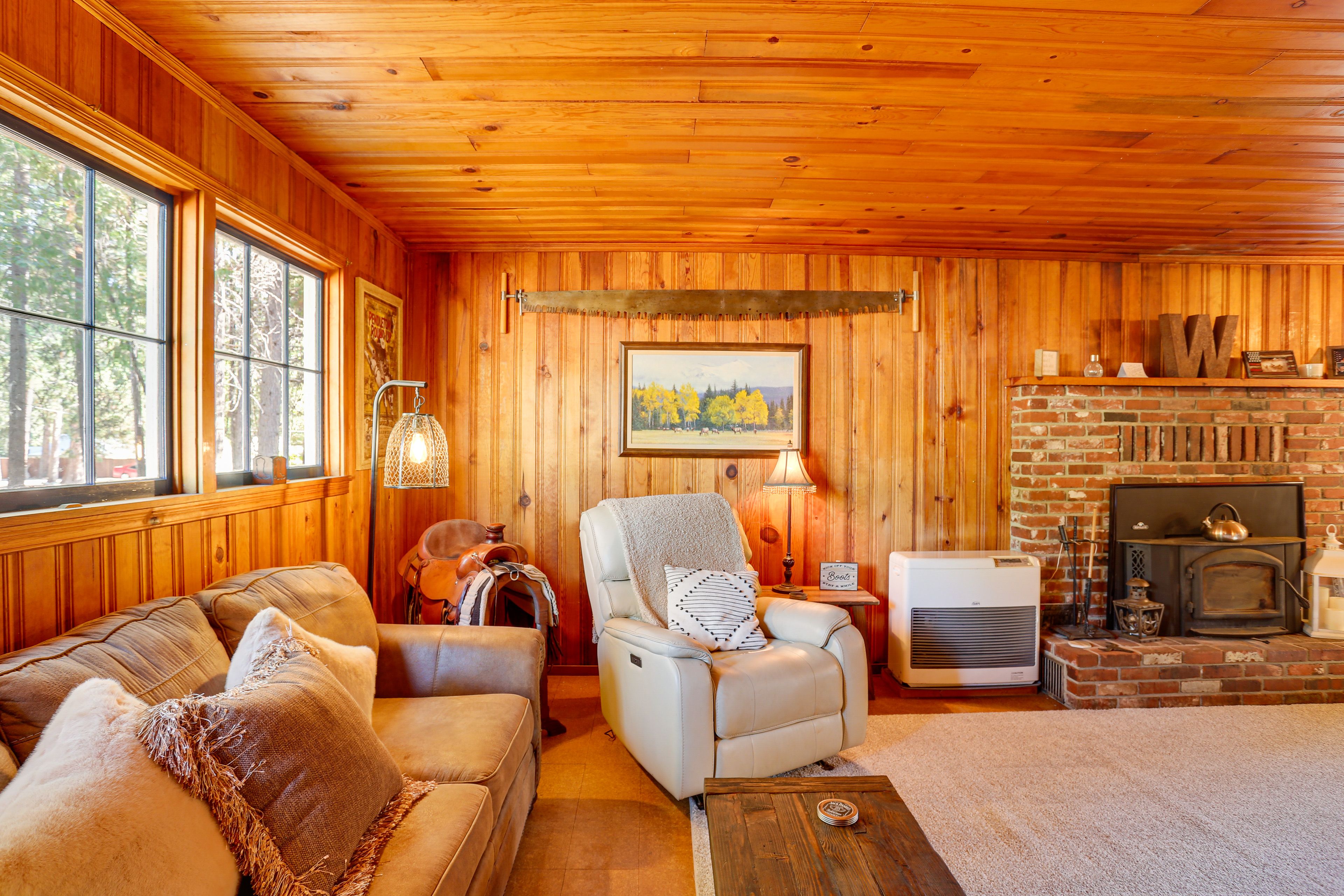 Living Room | Queen Sleeper Sofa | Swamp Coolers | Kerosene Heating | Free WiFi