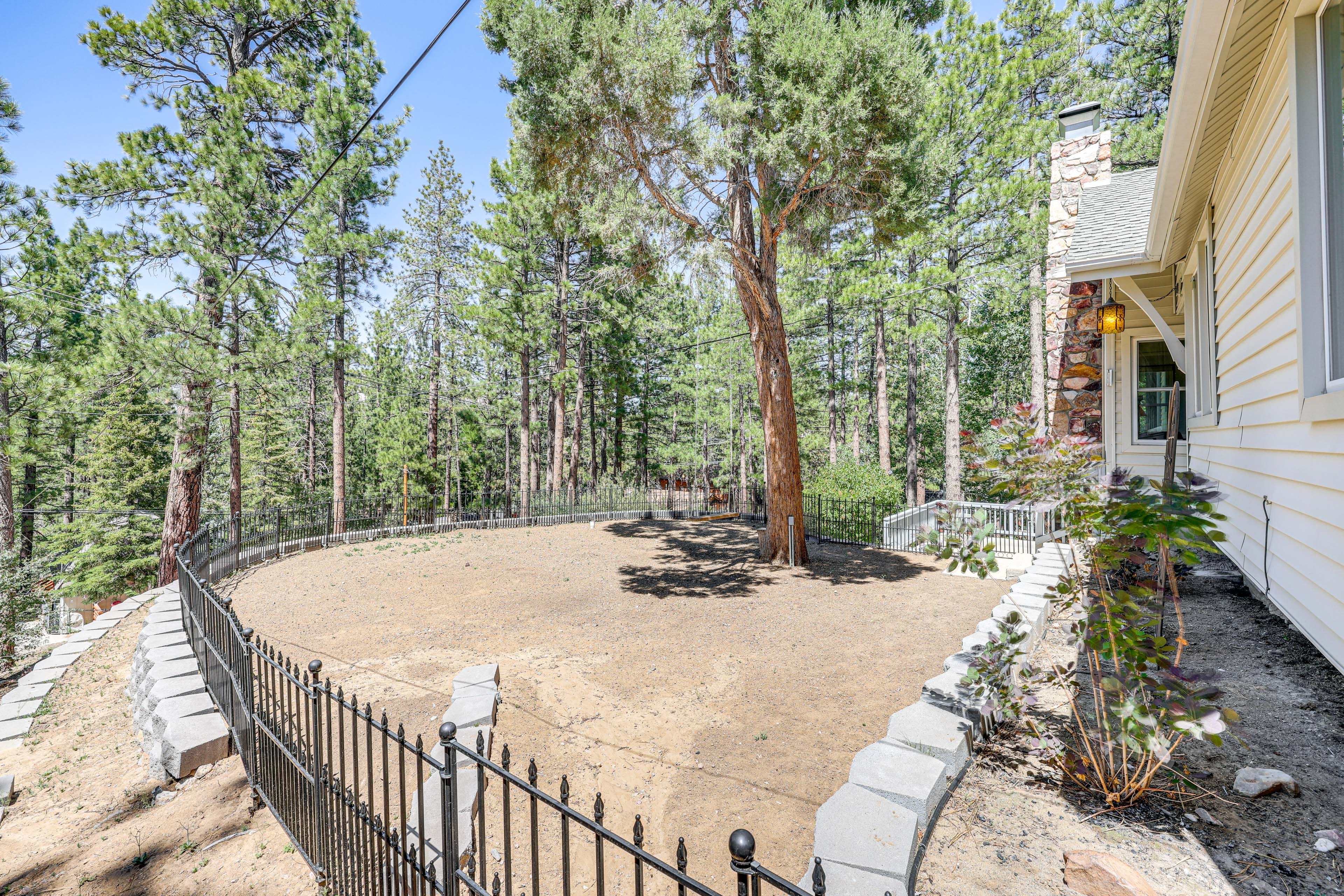Fenced Front Yard