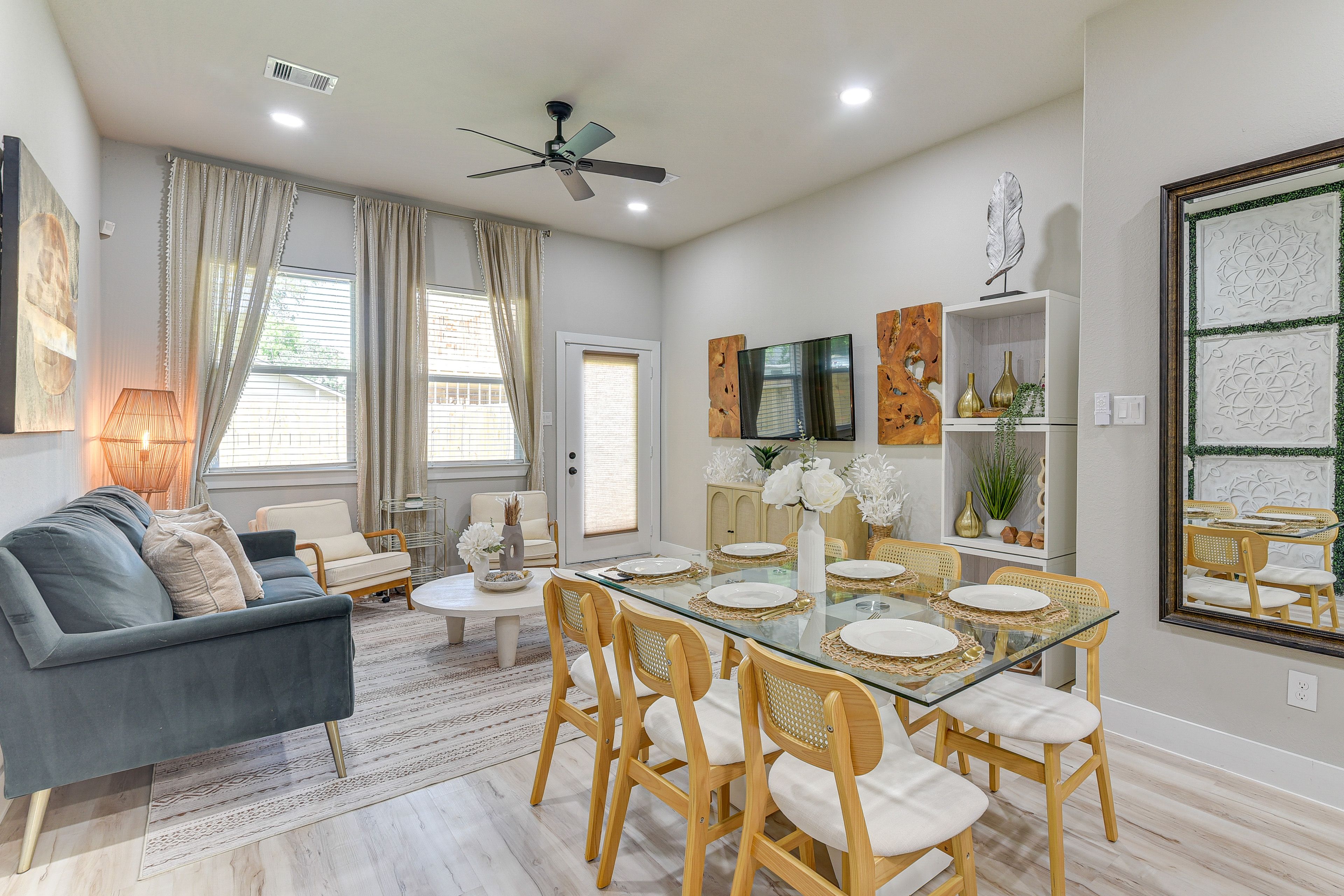 Houston Vacation Rental | 3BR | 2.5BA | 1,760 Sq Ft | Stairs Required