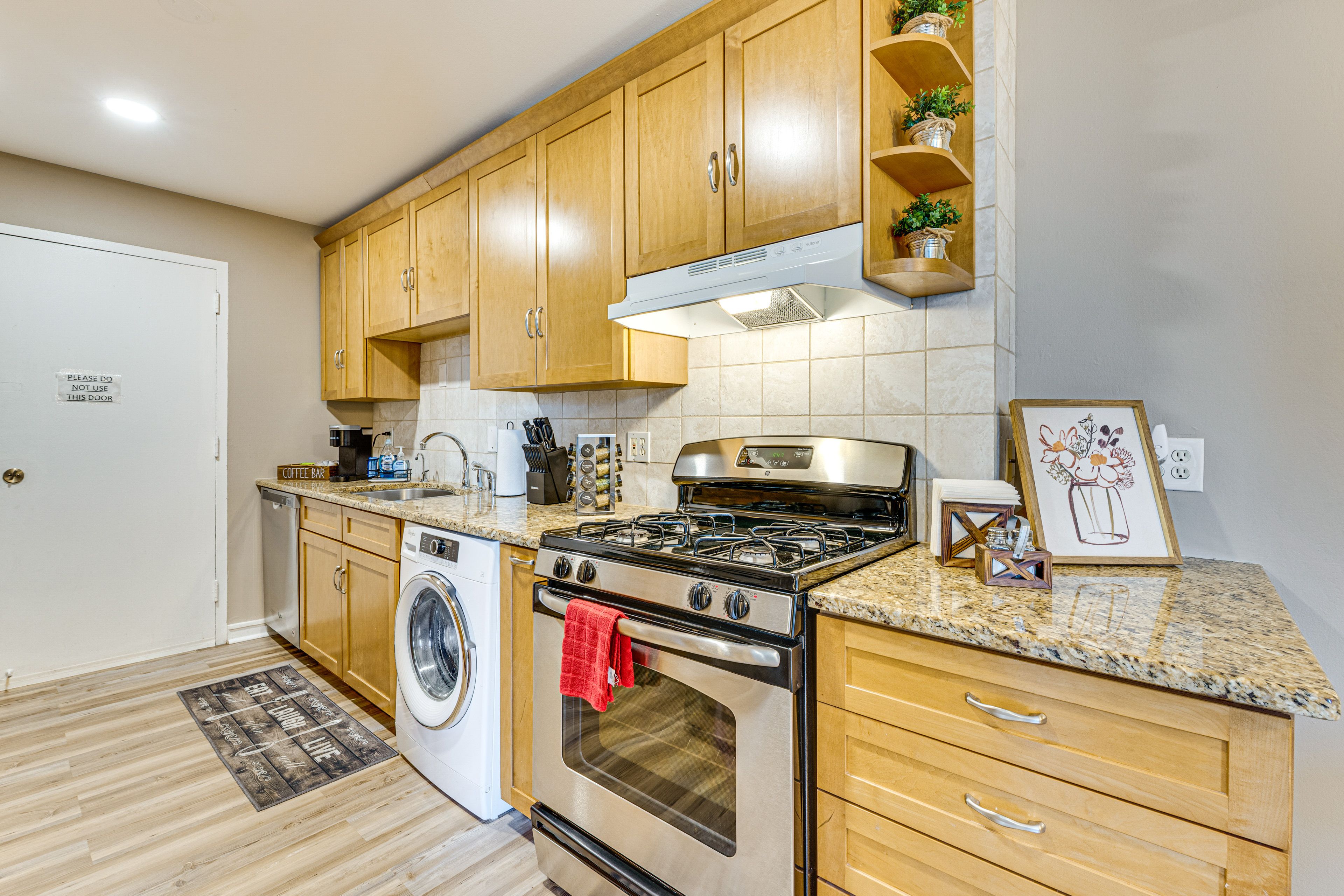 Kitchen | Keurig Coffee Maker | Combination Washer/Dryer | Dishwasher