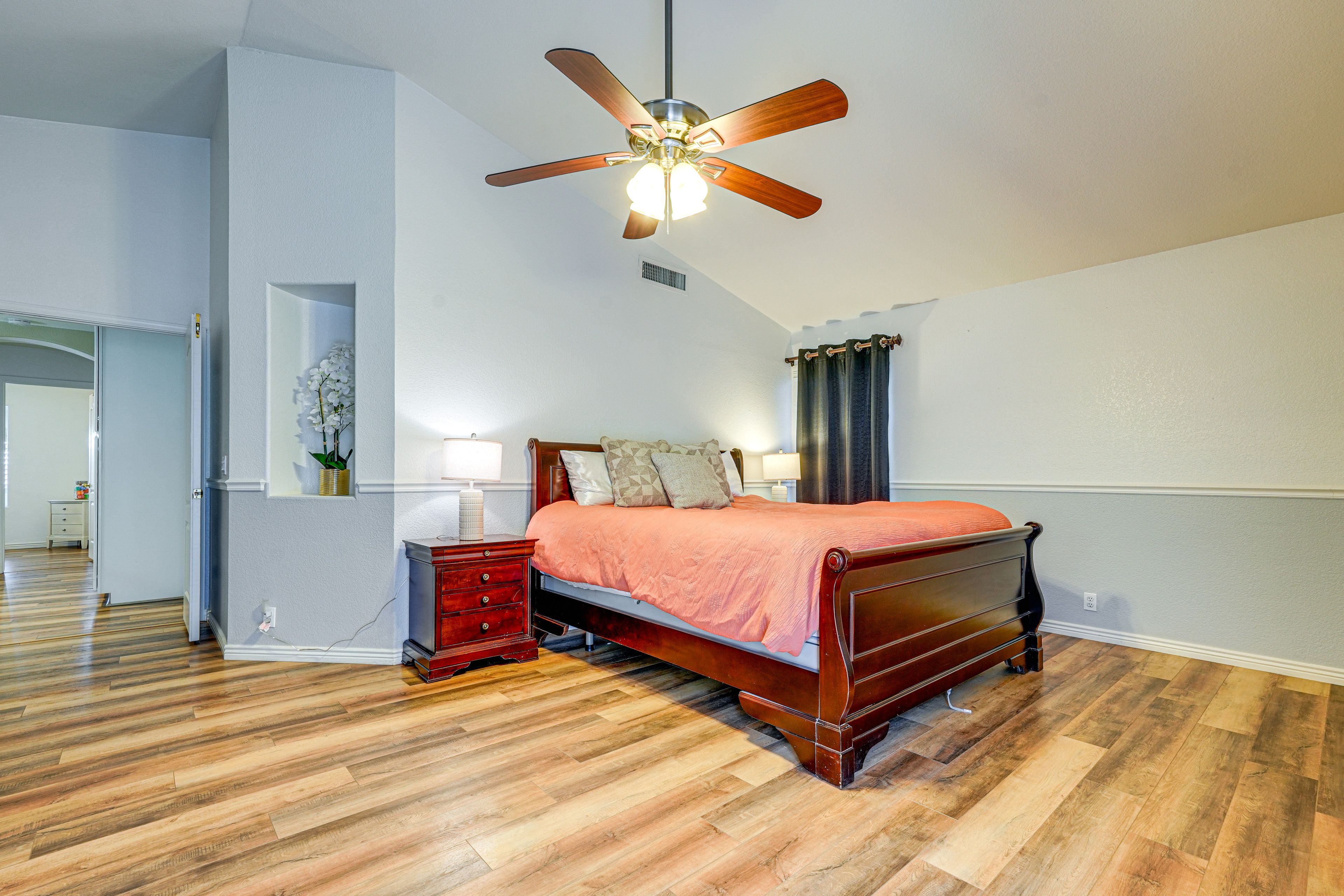 Bedroom 1 | 2nd Floor | King Bed | Smart TV | Balcony Access | Linens Provided