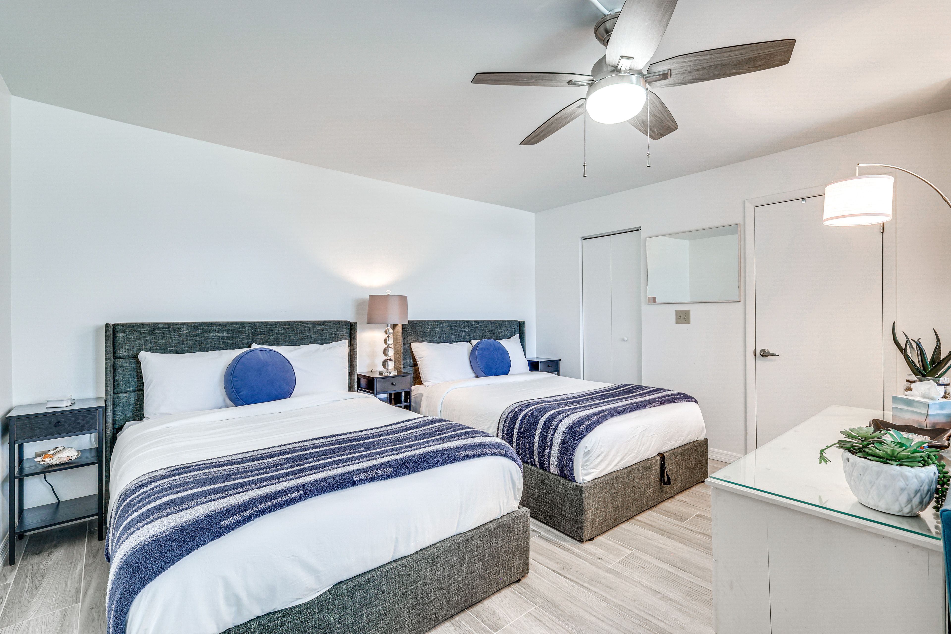 Studio Interior | 2 Full Beds
