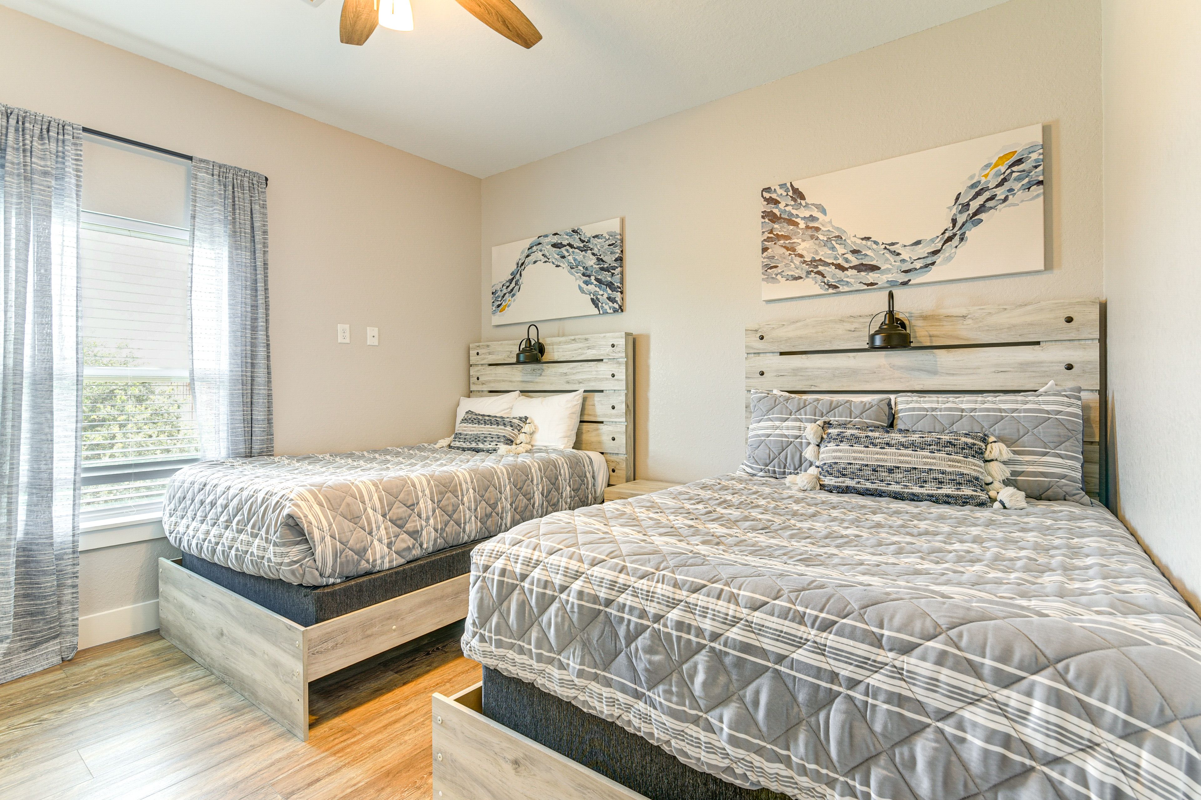 Bedroom 2 | 2 Queen Beds | 1st Floor