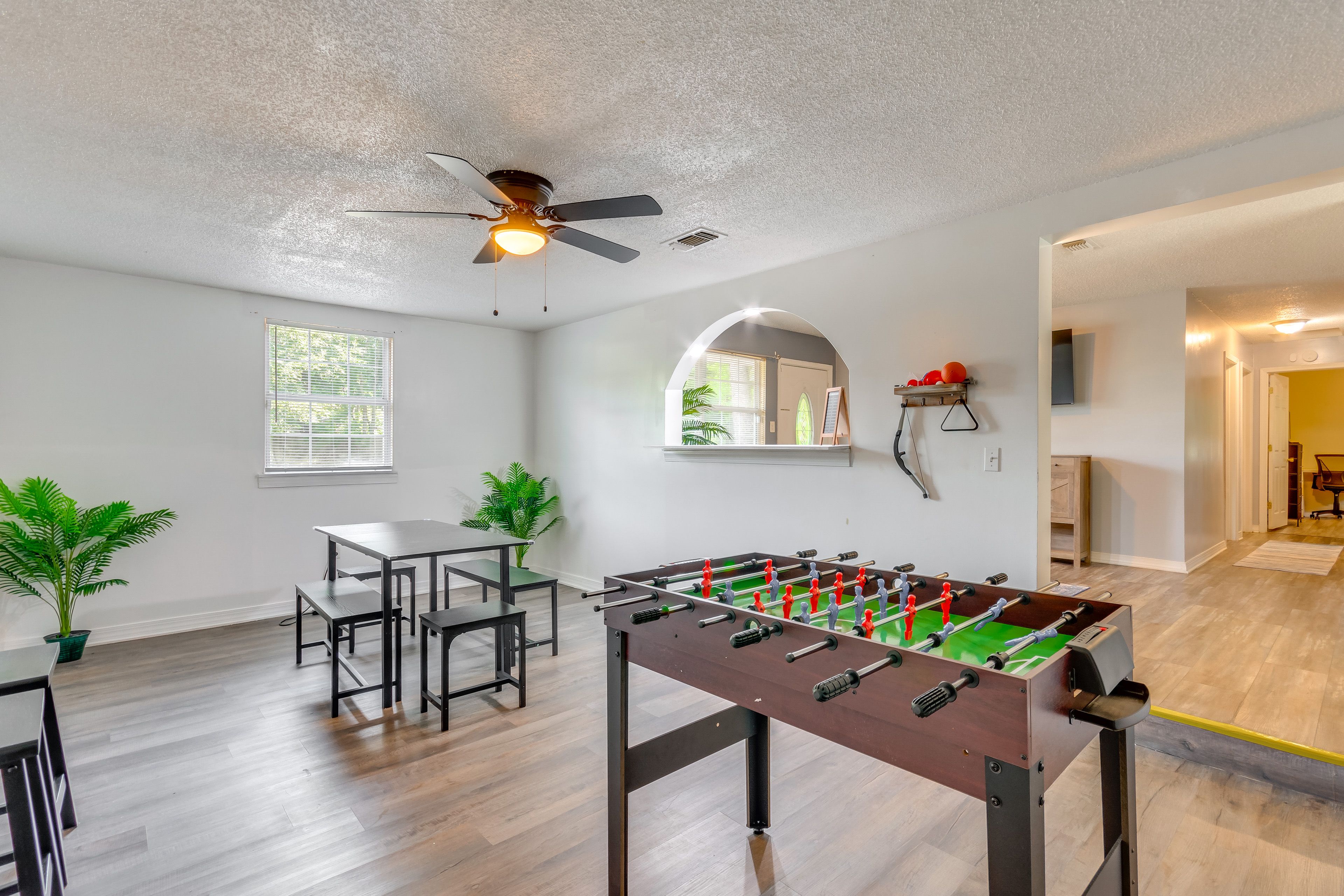 Dining Area | Dishware/Flatware | Foosball Table | Free WiFi