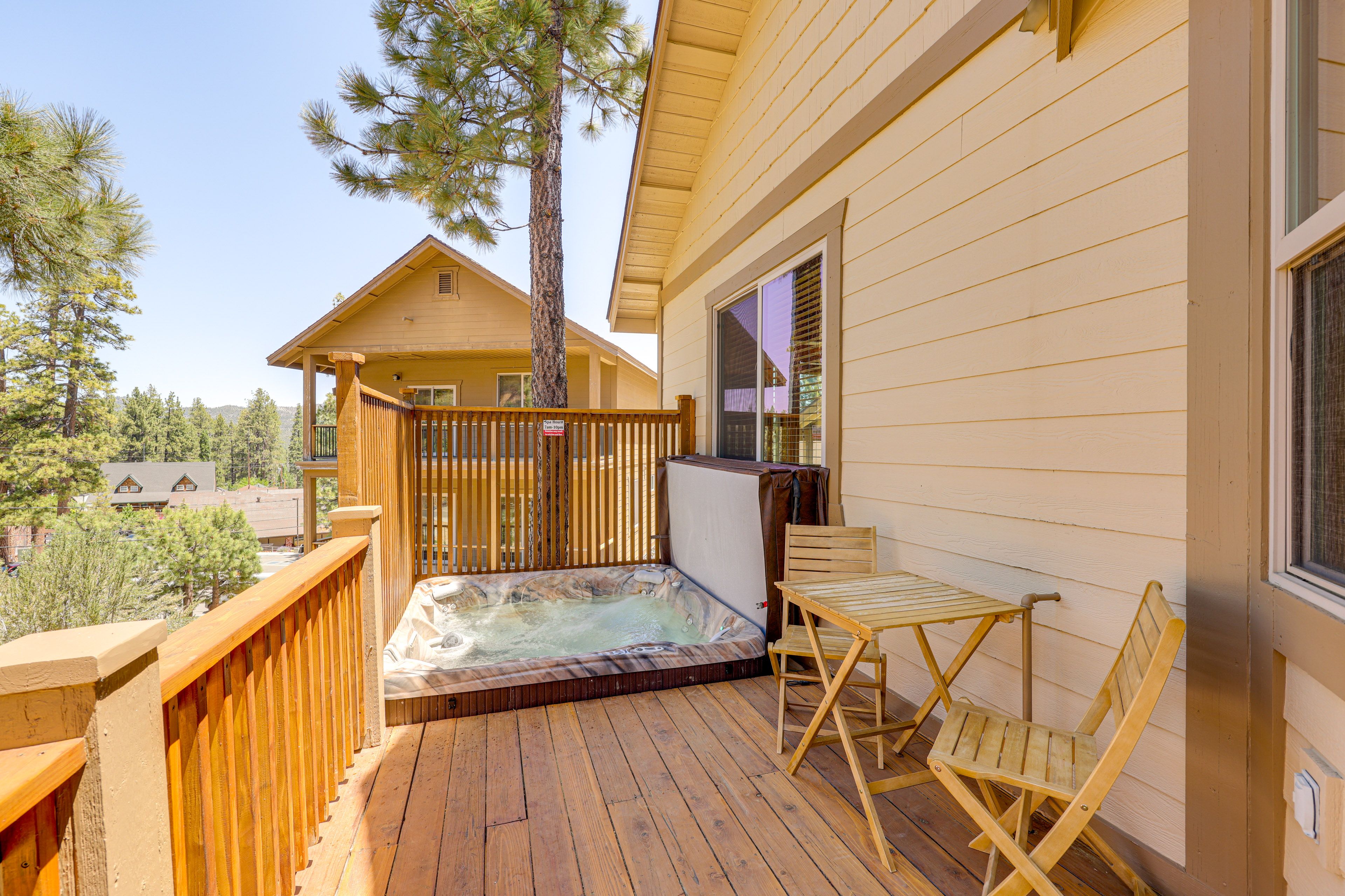 Deck | Private Hot Tub | Mountain View