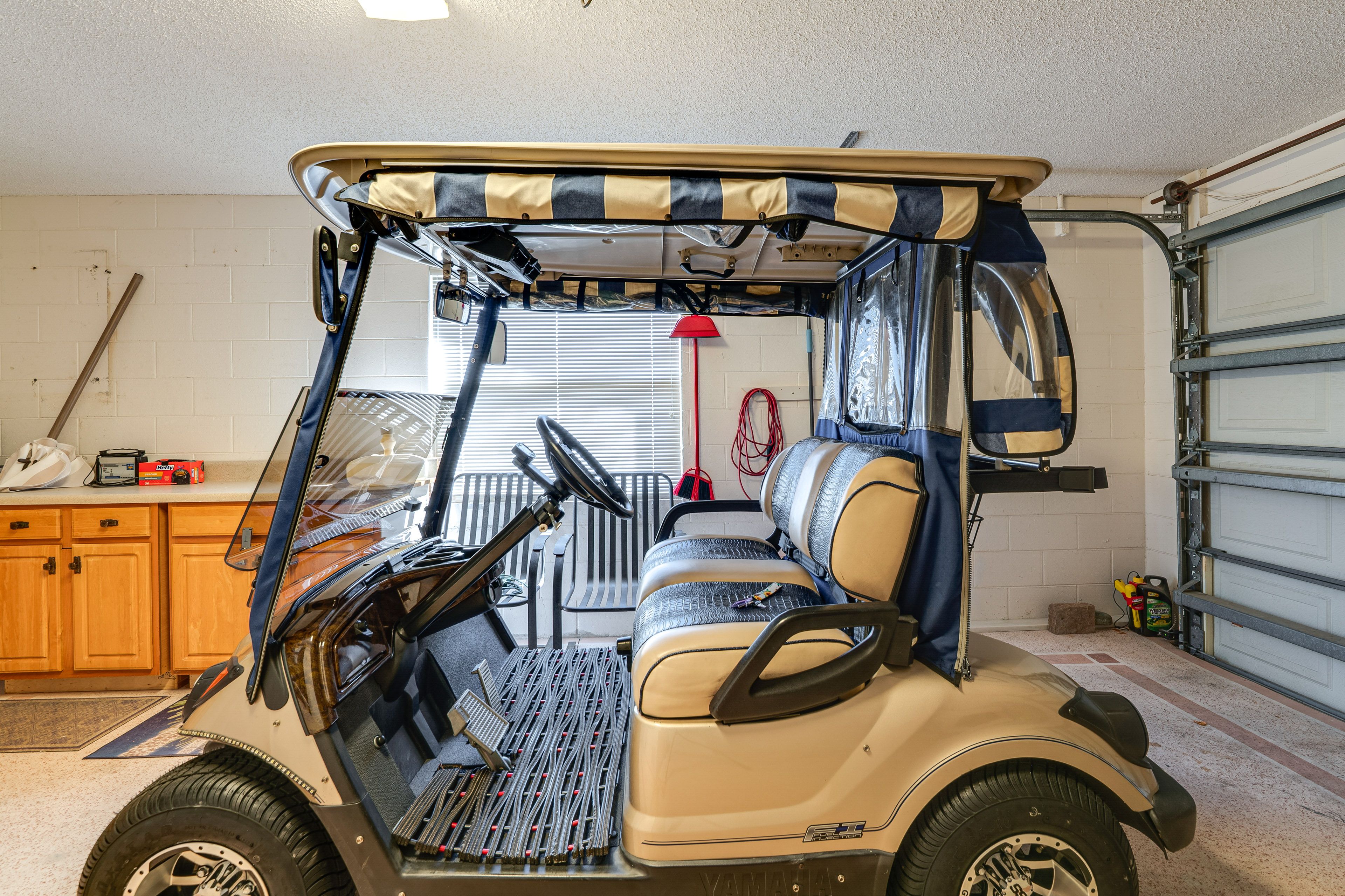 Garage | Golf Cart Parking Only