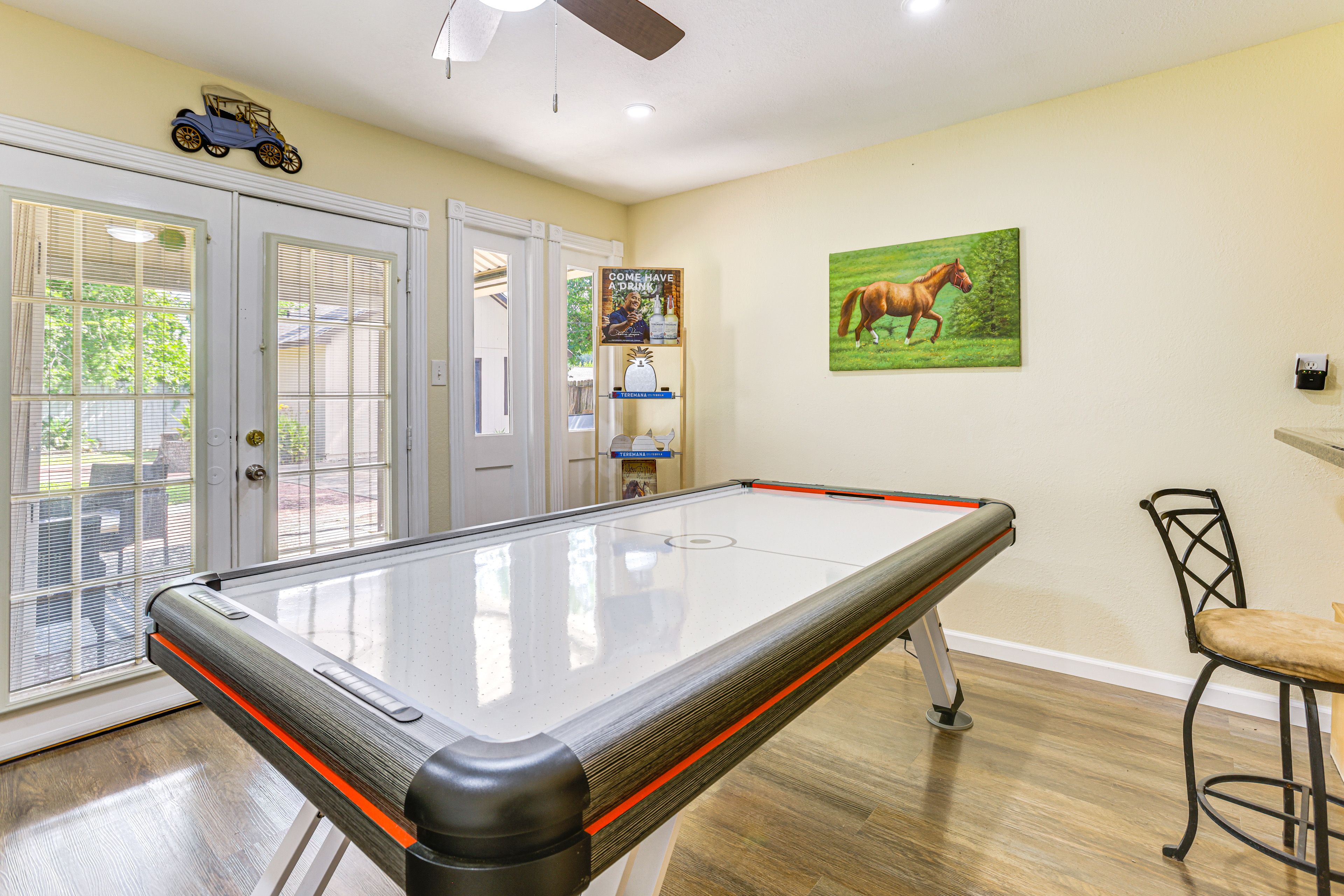 Game Area | Air Hockey Table | Central Heating & A/C | Free WiFi