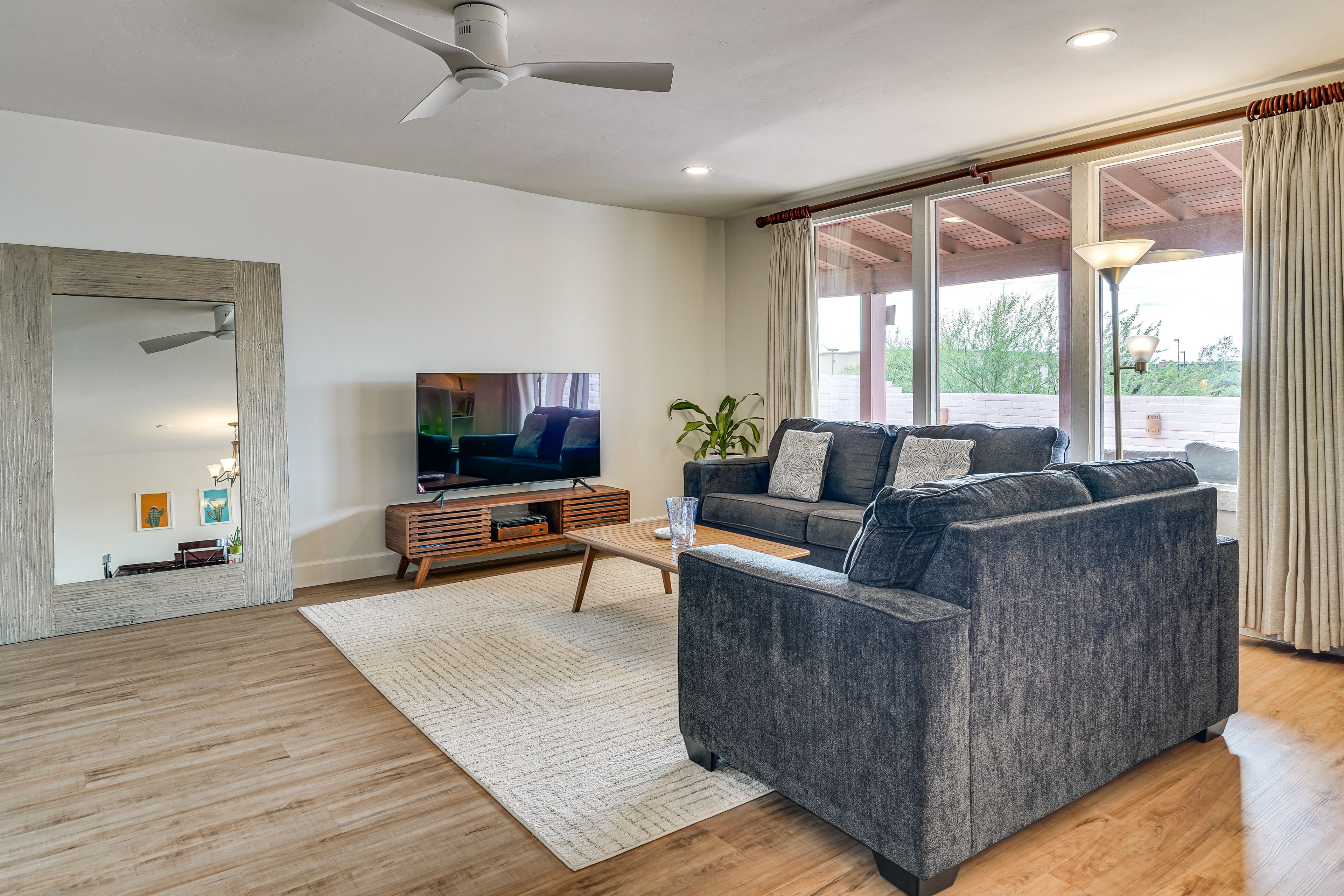 Living Room | 1st Floor | Central A/C & Heat | Free WiFi