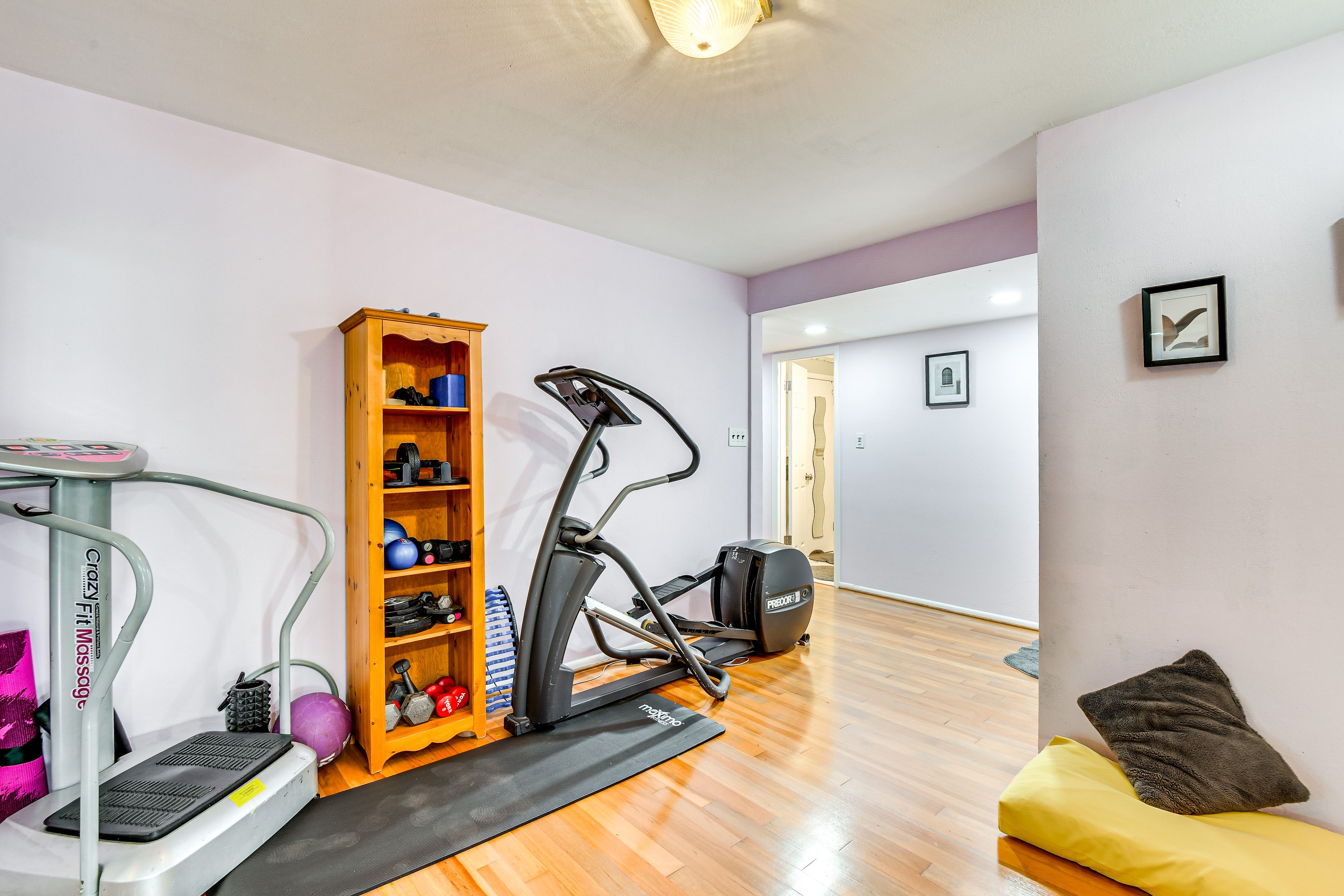 Home Gym | Vibration Exercise Plate | Elliptical Machine | 2nd Floor