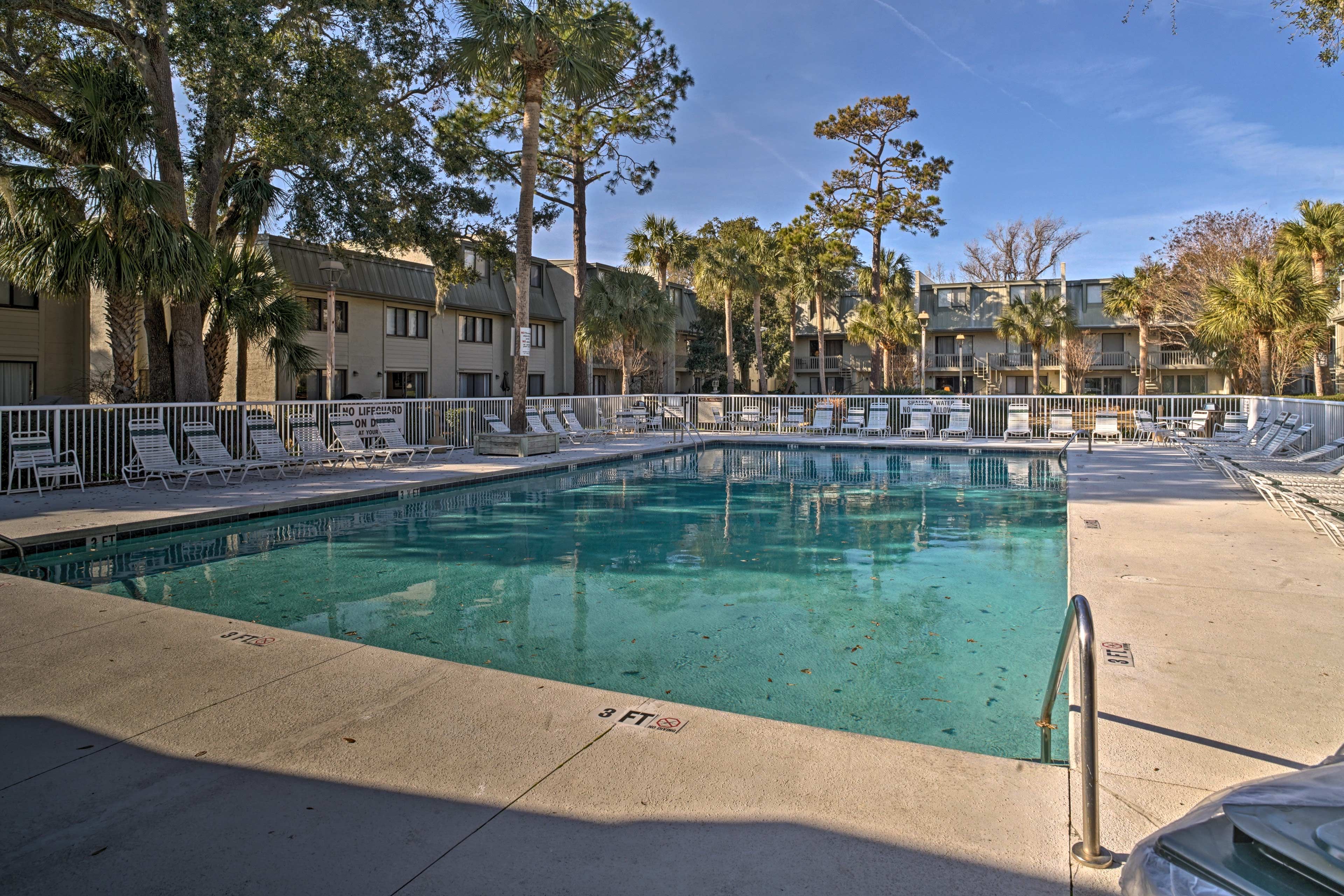 Surf Court Villas | Community Pool Area