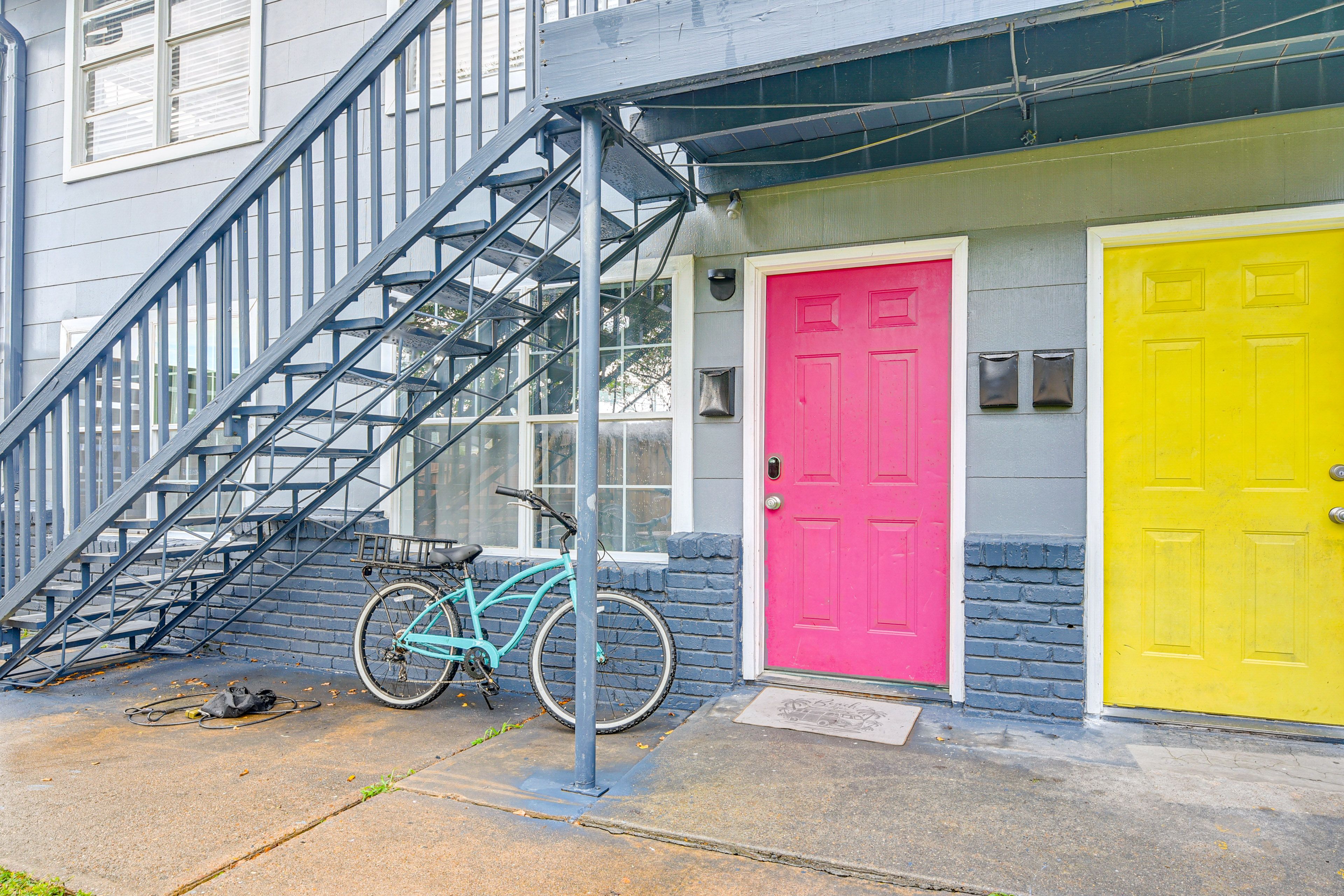 Condo Exterior | Beach Bicycles | Beach Towels & Toys