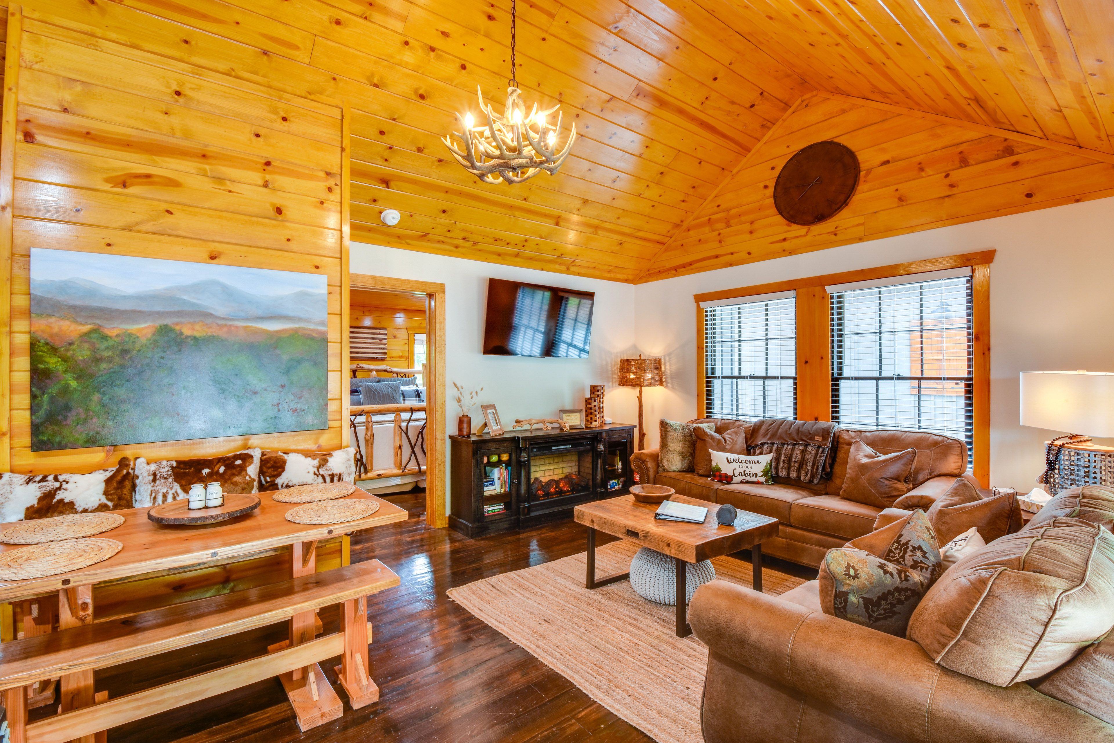 Clarkesville Vacation Rental | 2BR | 2.5BA | Step-Free Access | 1,100 Sq Ft