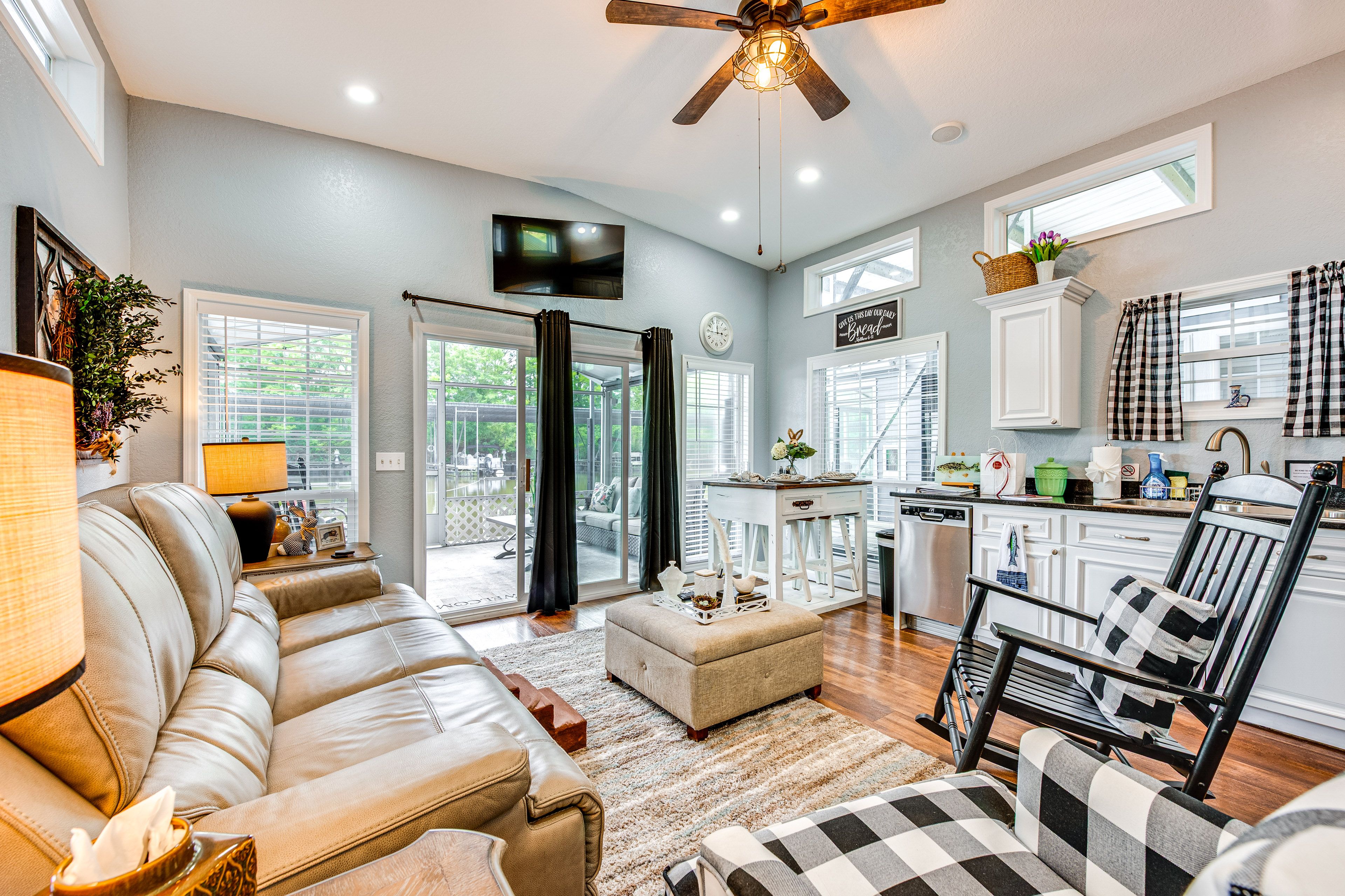 Living Room | Central A/C & Heating | Open Floor Plan