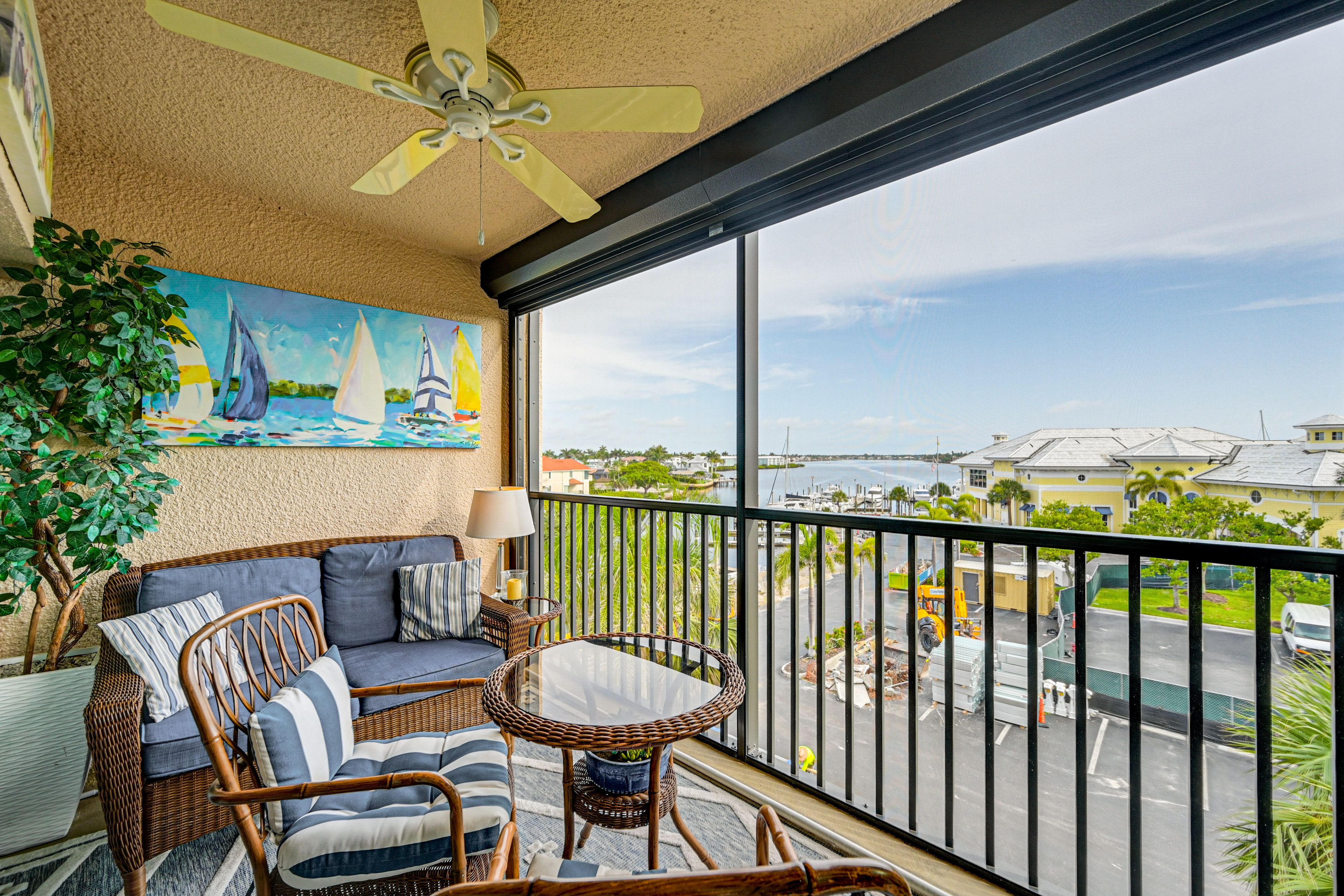 Naples Vacation Rental | 1BR | 1BA | 715 Sq Ft | Step-Free Access (Elevator)