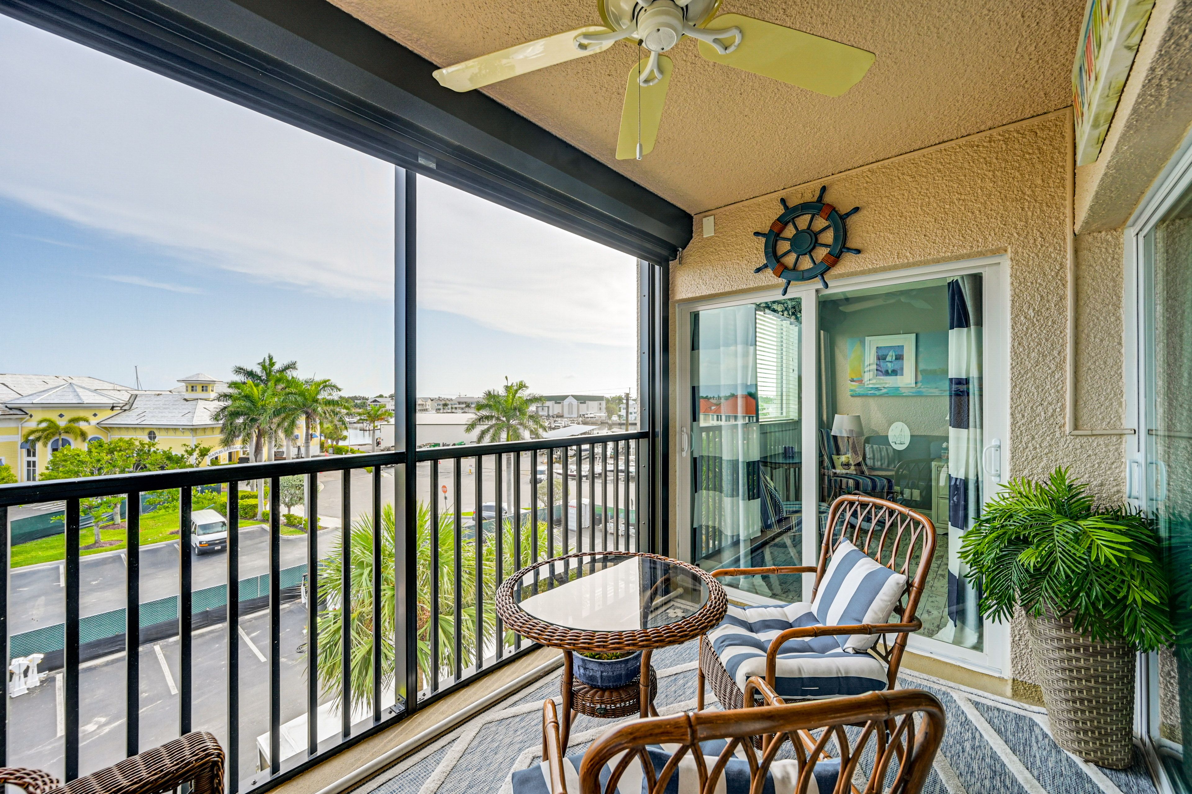 Screened Balcony | Access via Living Room