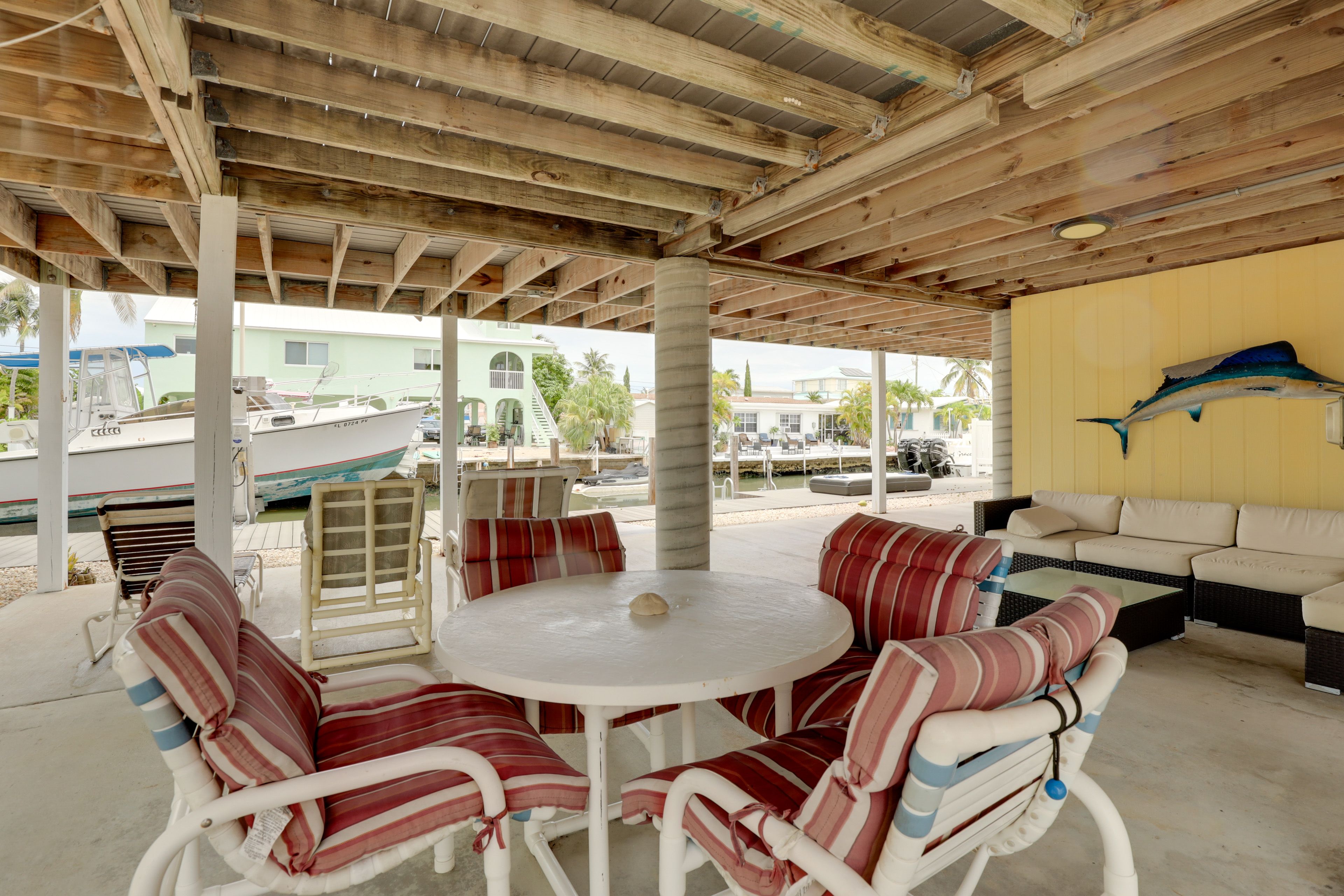 Covered Patio | Outdoor Dining | Gas Grill