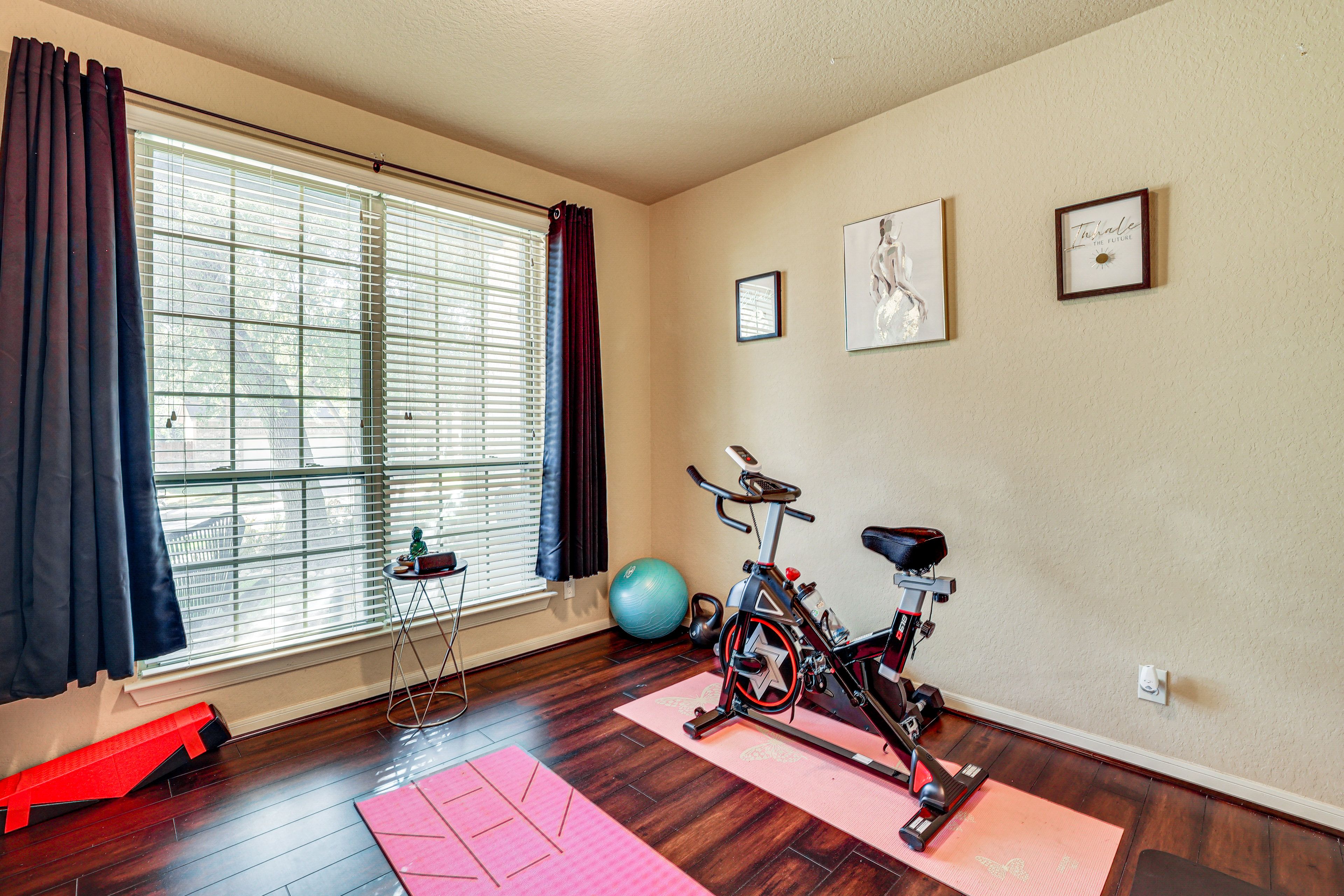 Fitness Room | Yoga Mats | Pilates Machine | Stationary Bike | 1st Floor