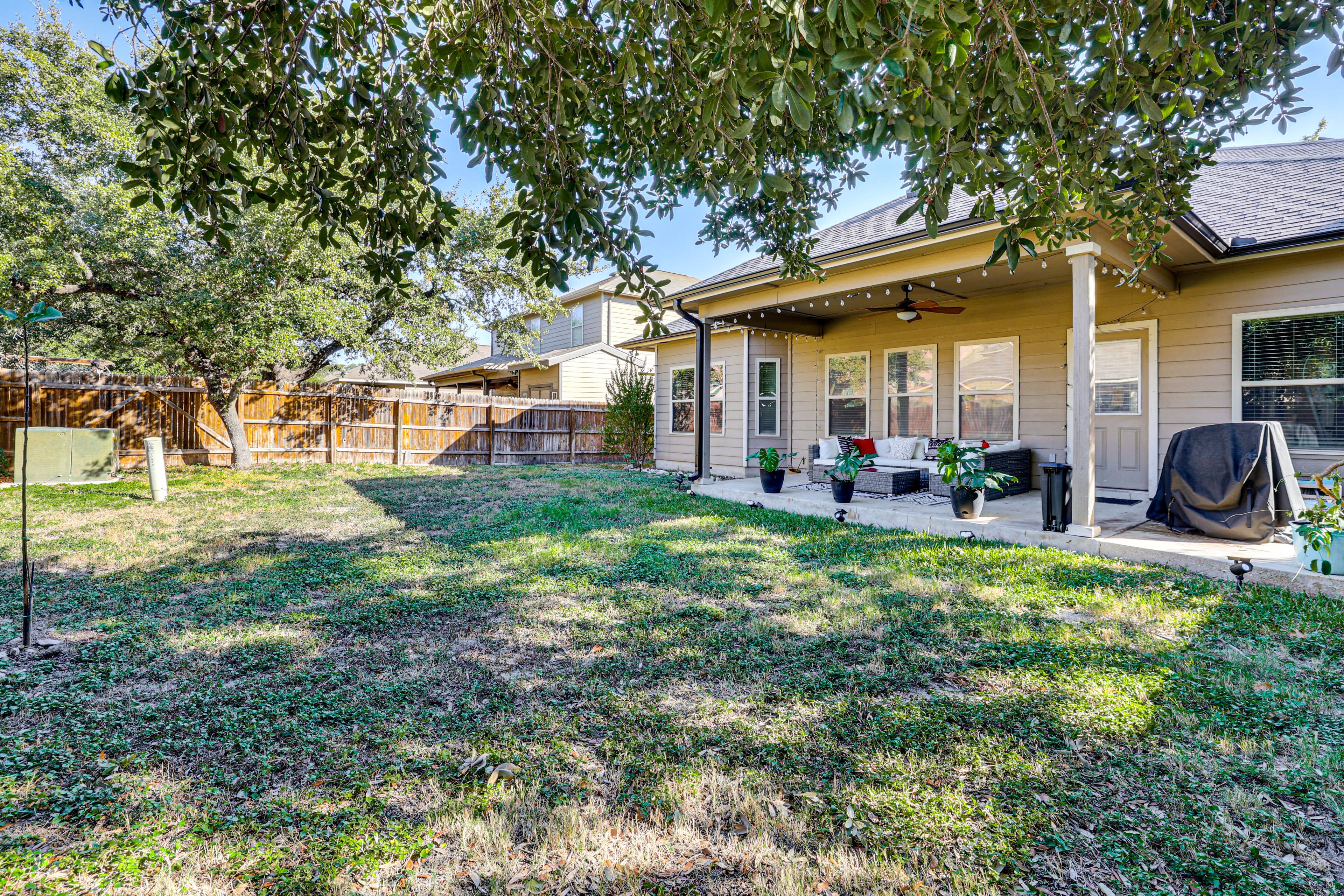 House Exterior | Fenced Backyard
