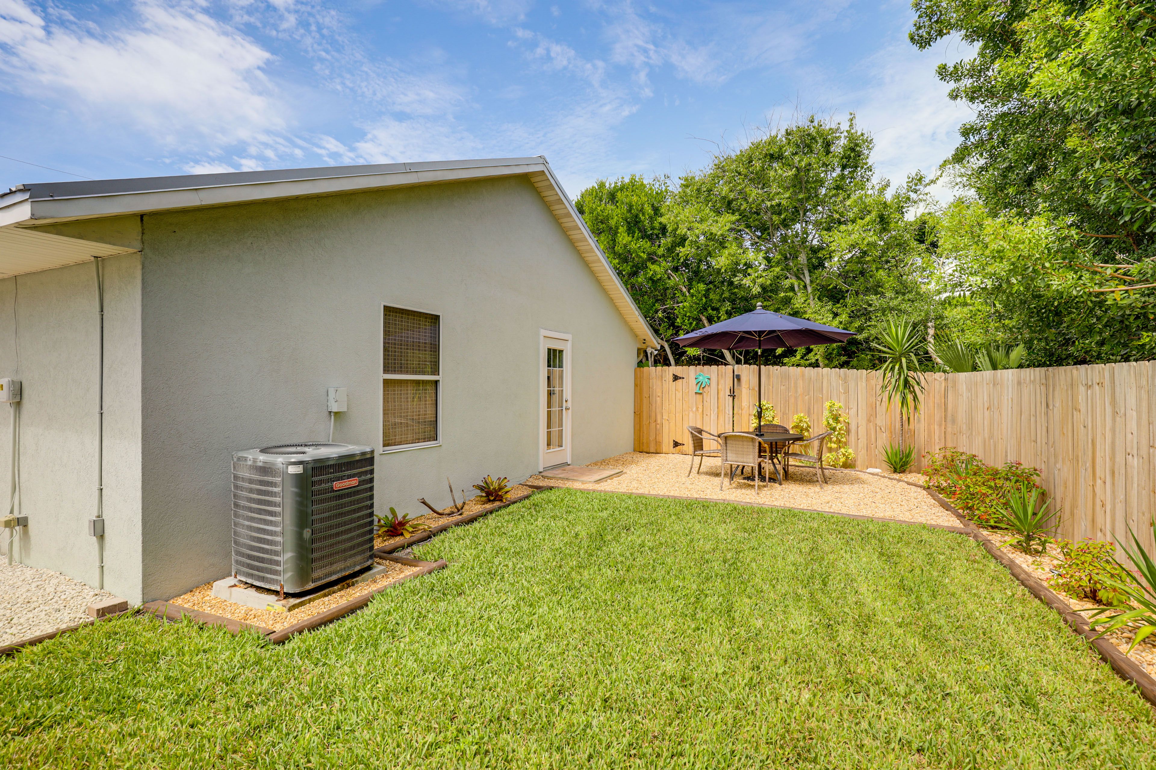 Private Backyard Area