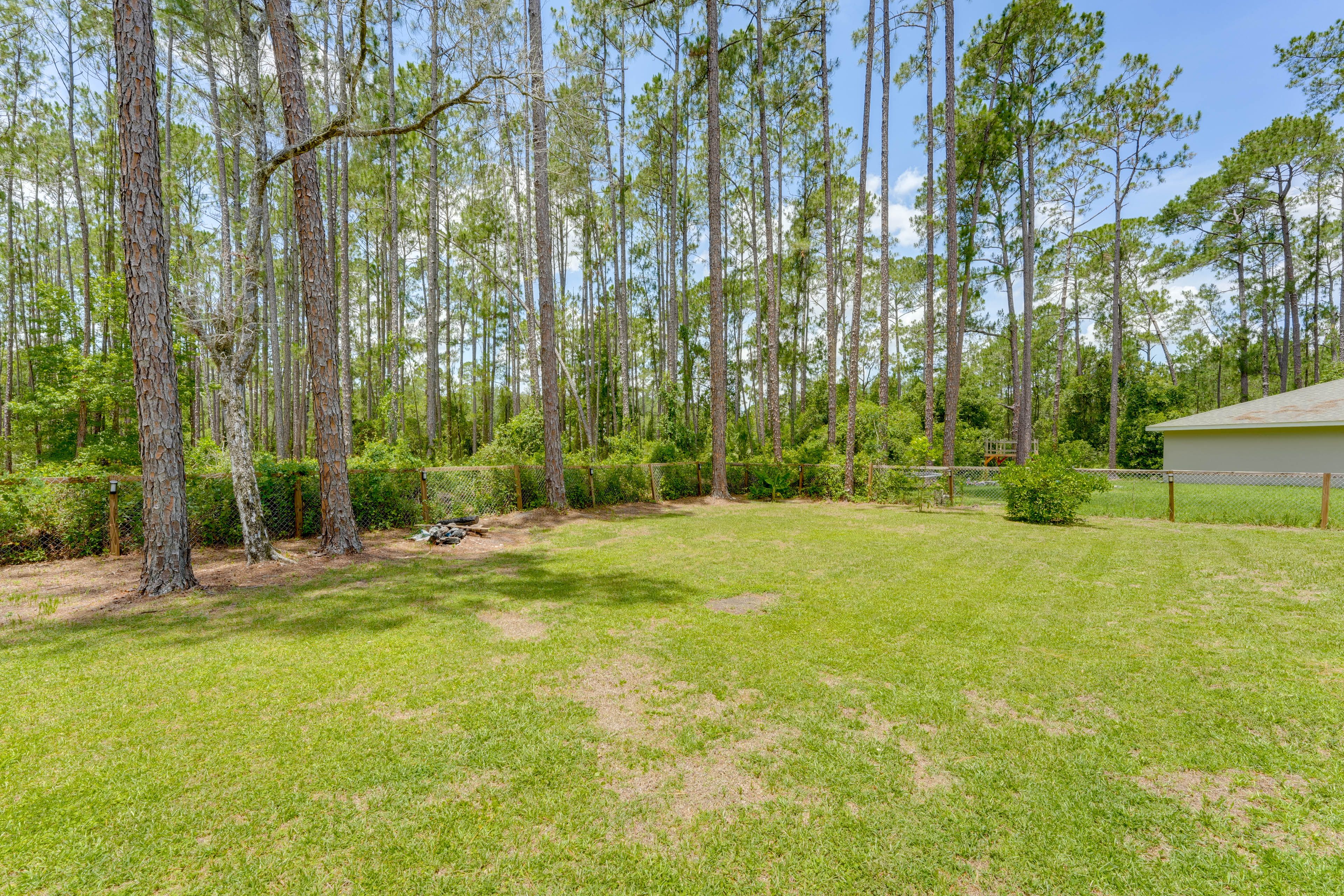 Private Backyard Area
