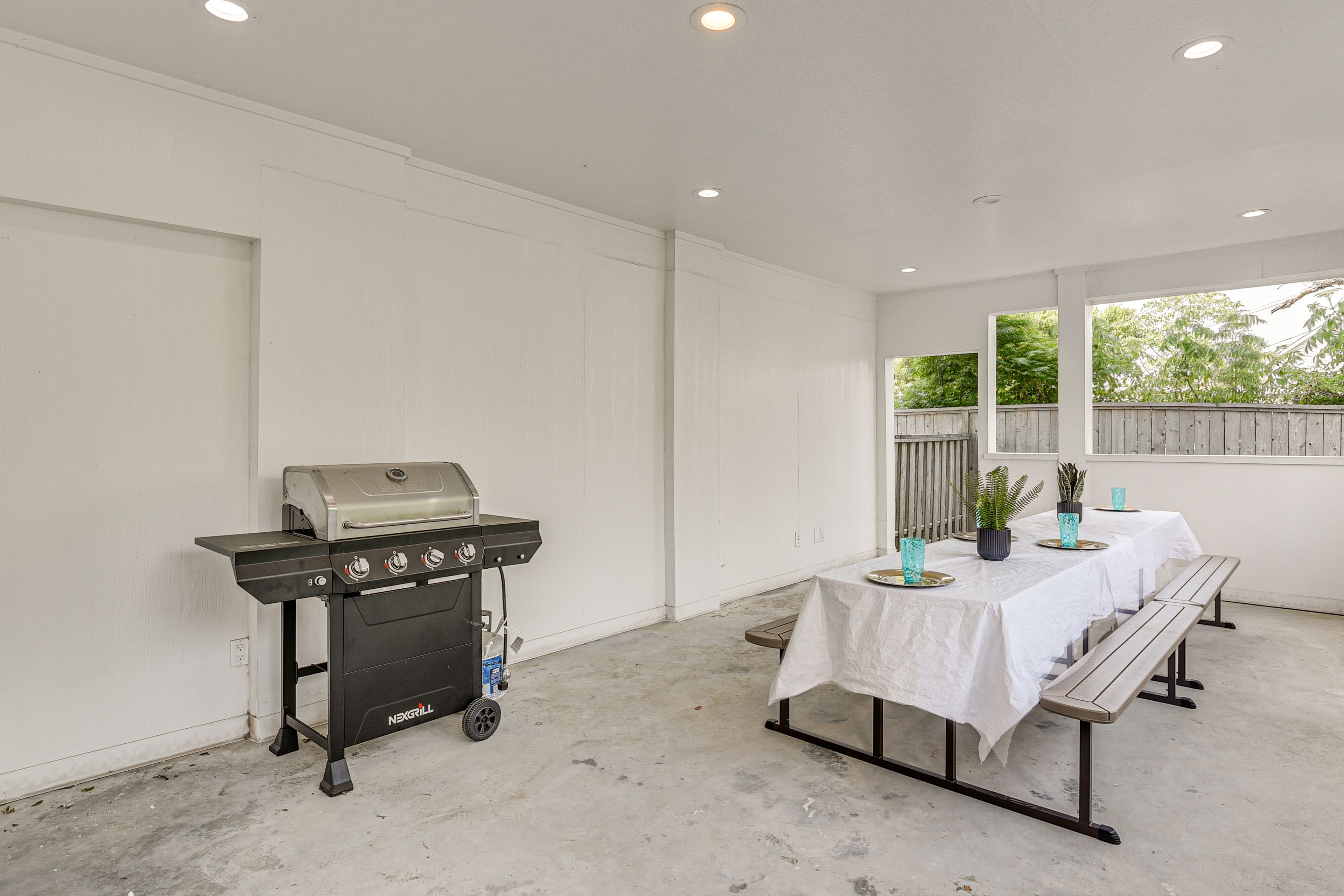 Covered Patio | Lower Level