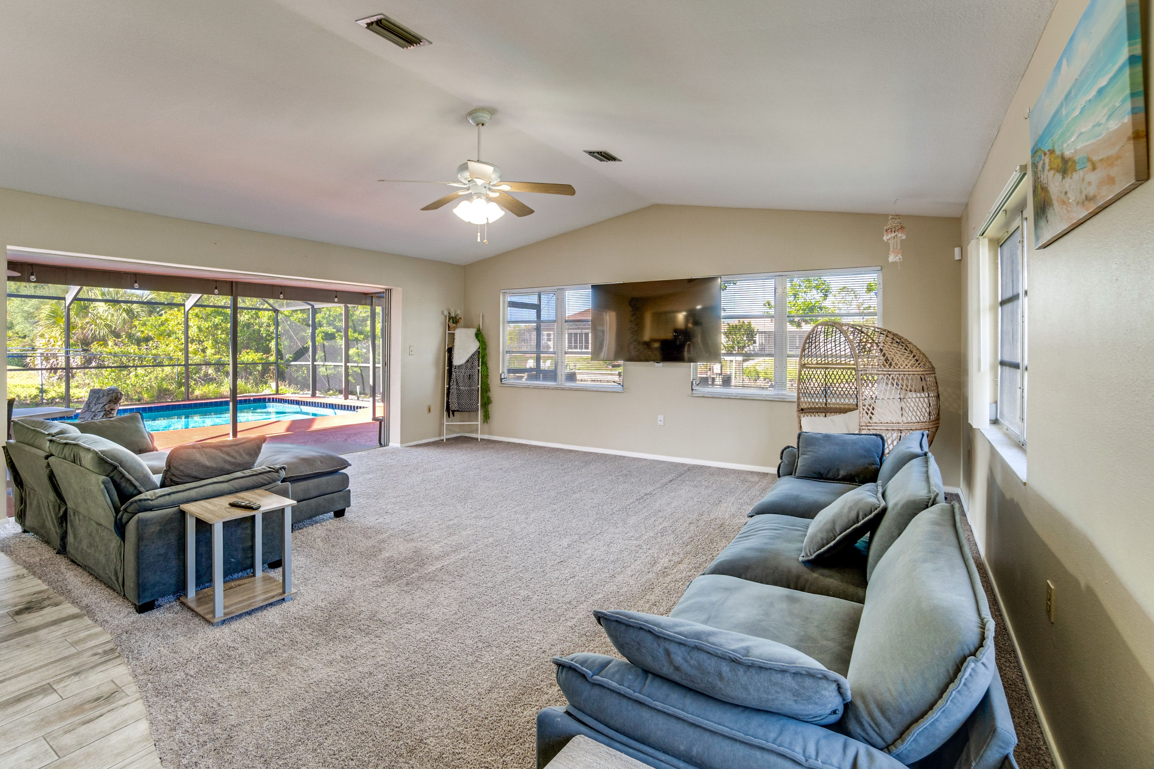 Multiple Living Spaces | Central A/C & Heating | Free WiFi