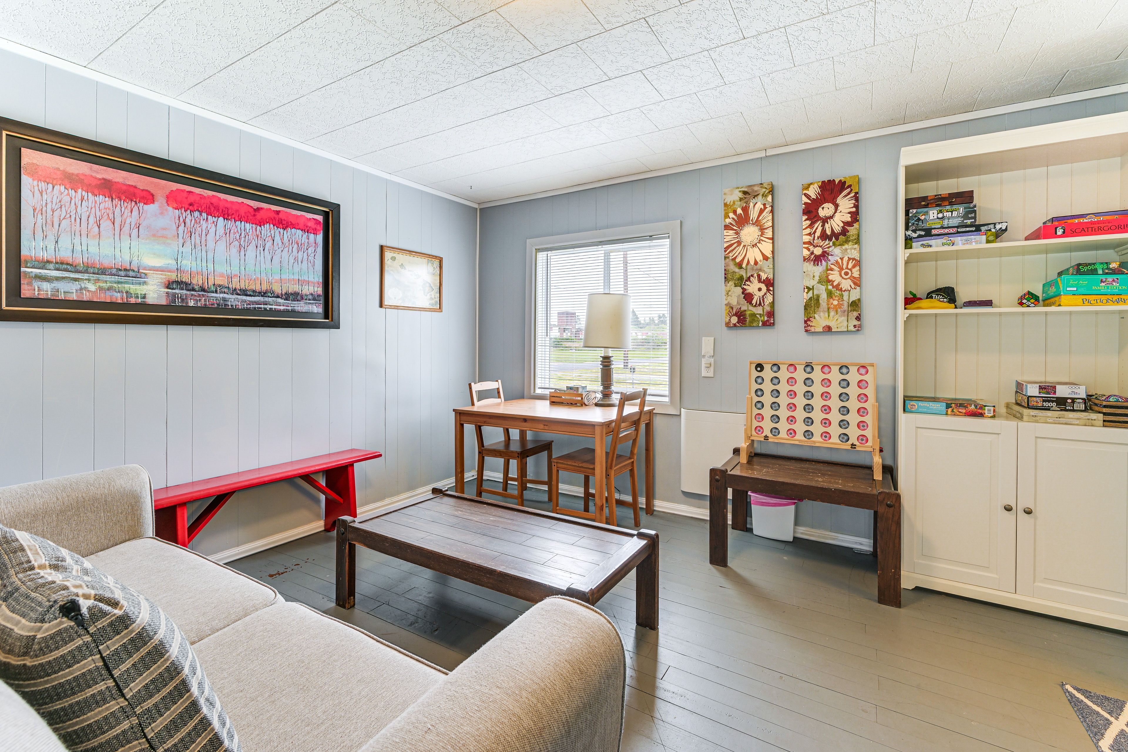 Office/Game Room | Free WiFi | Card Table | Board Games | 1st Floor