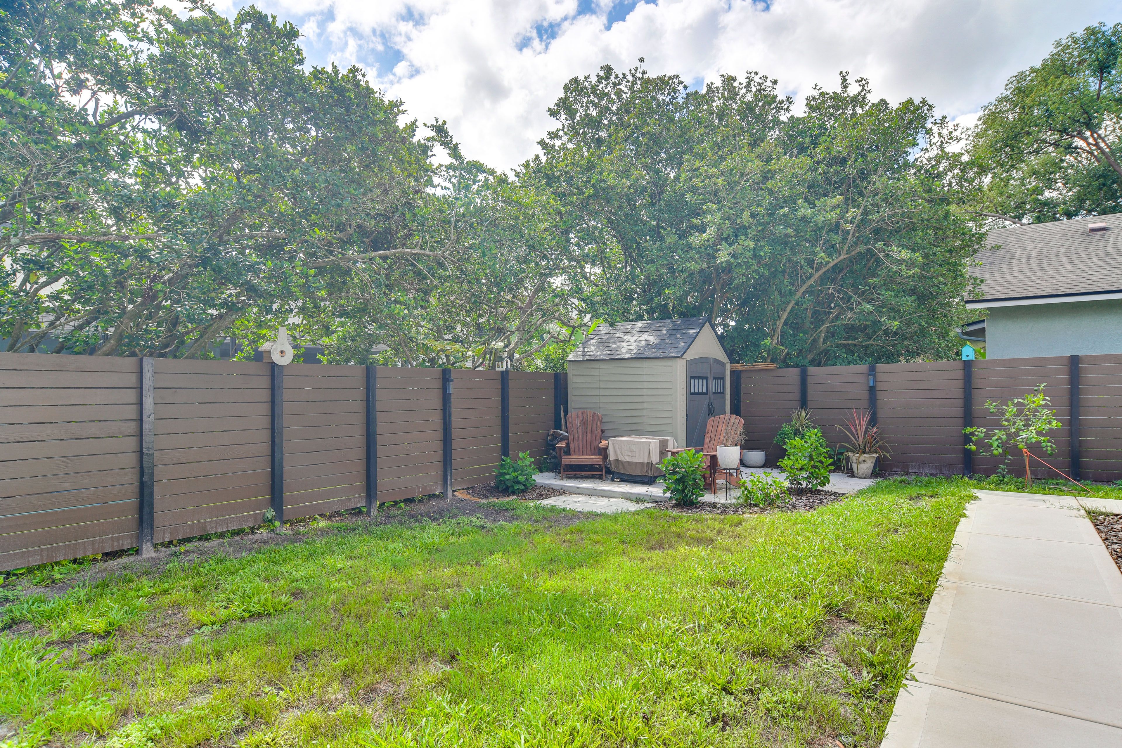 Fenced Backyard