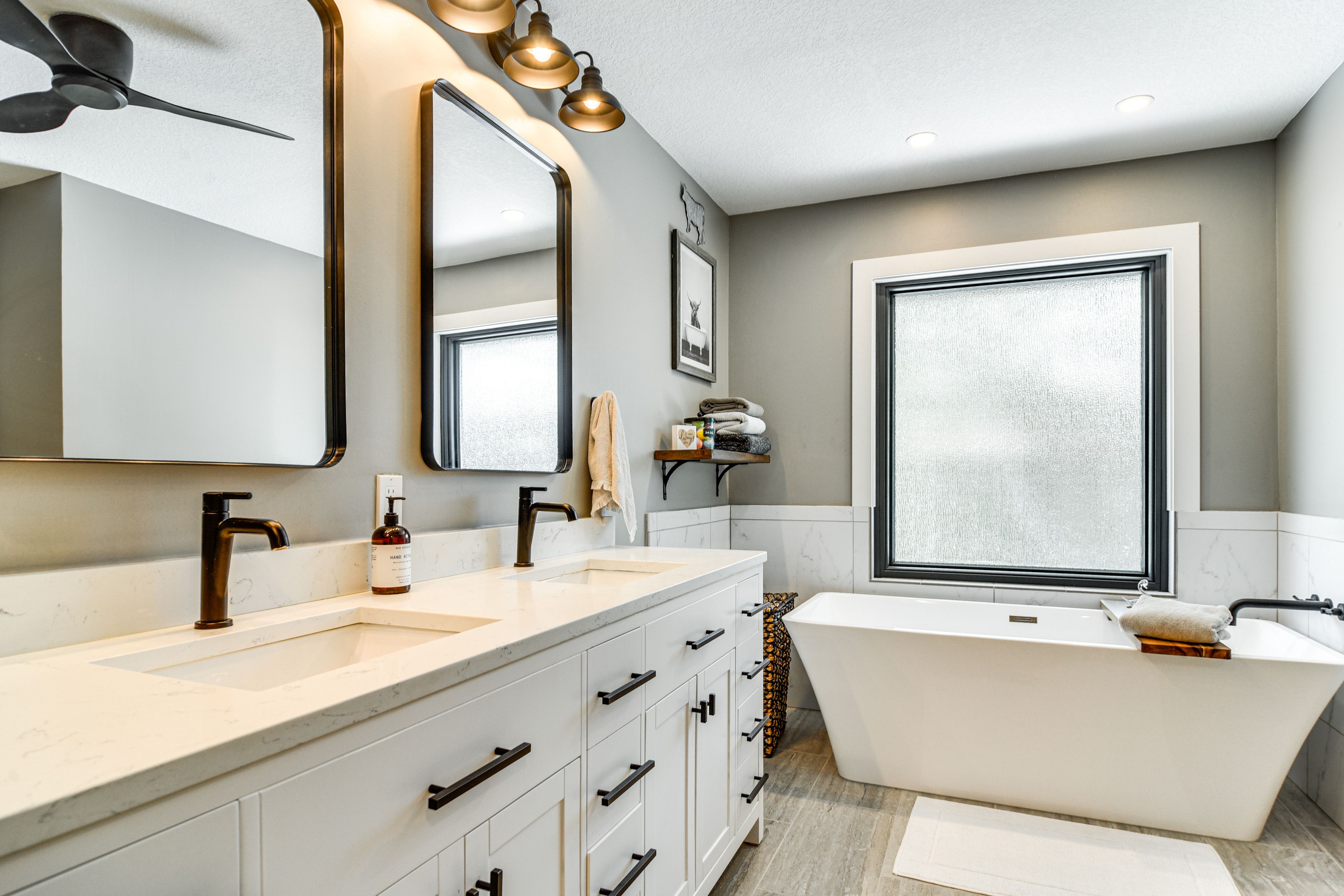 Bathroom | Shower | Double Sinks